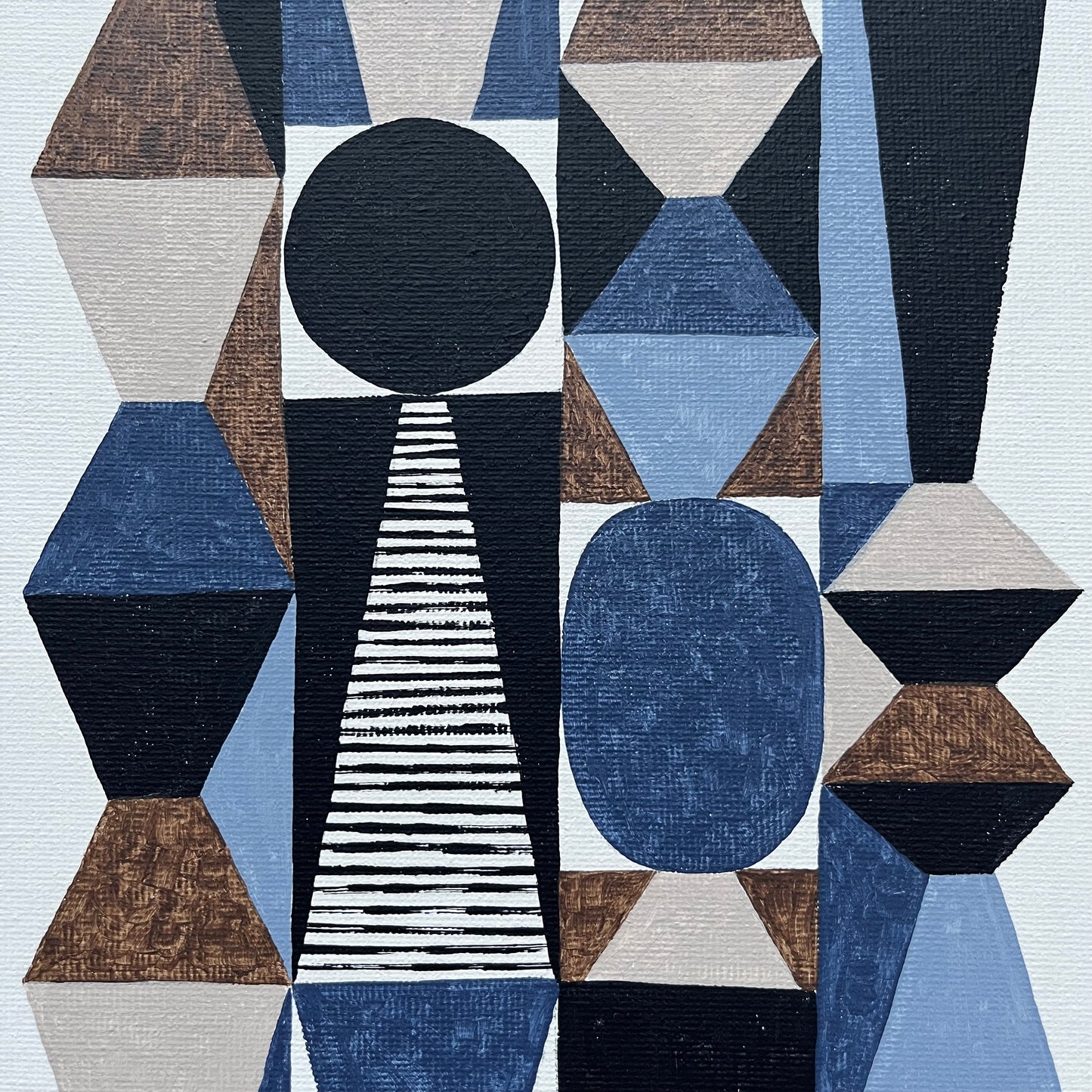 ORIGINAL PAINTING - STACKED SHAPES