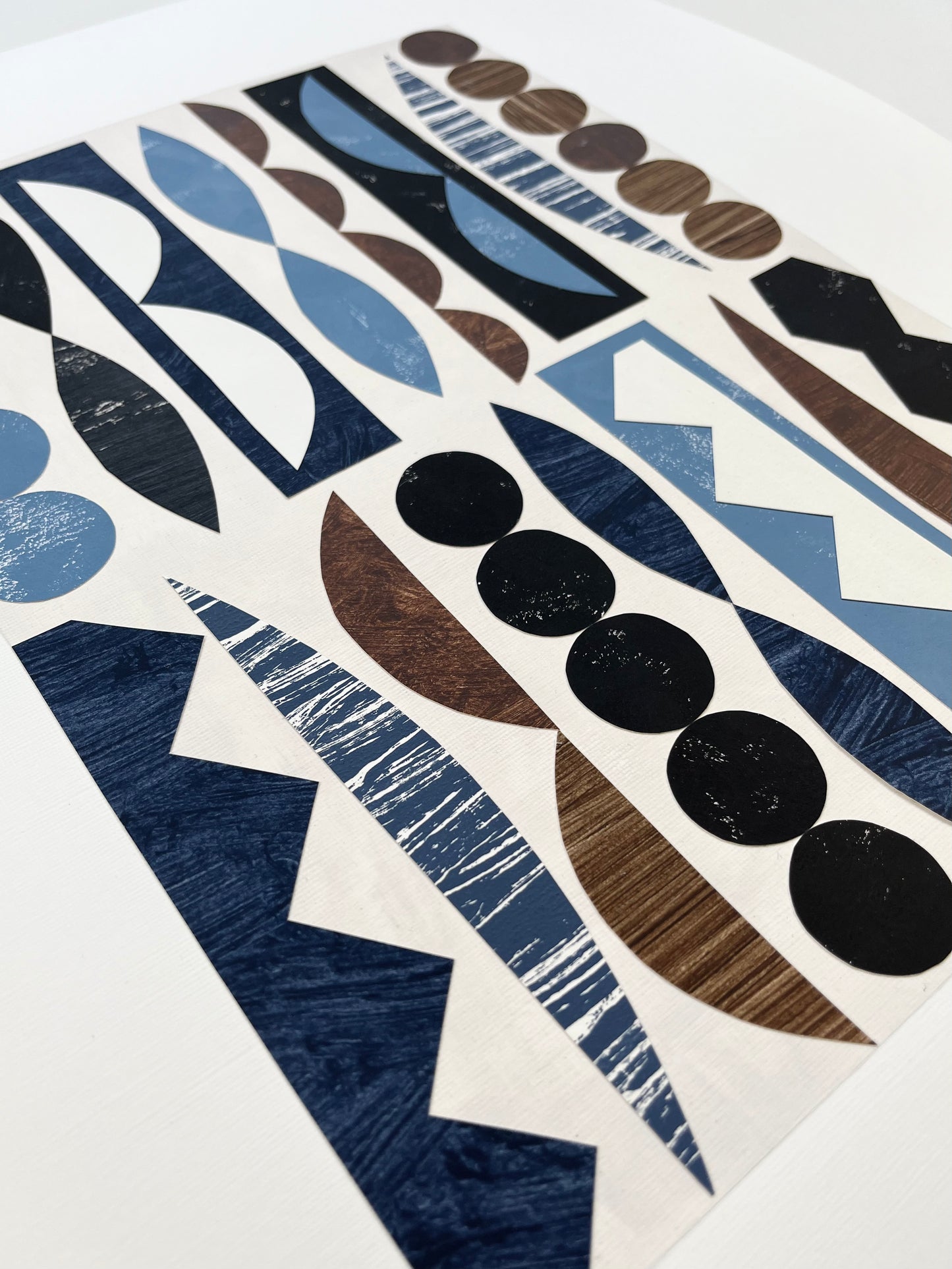 PAPER COLLAGE - MELODIE (BLUE)