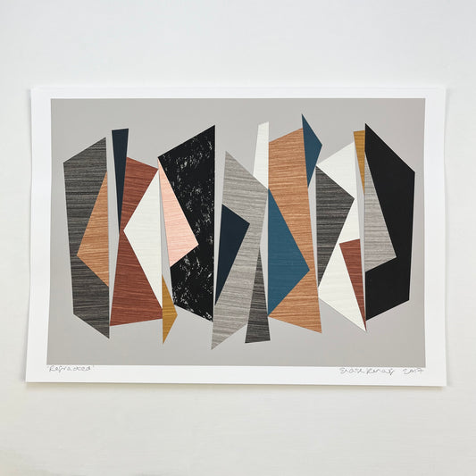 PAPER COLLAGE - REFRACTED