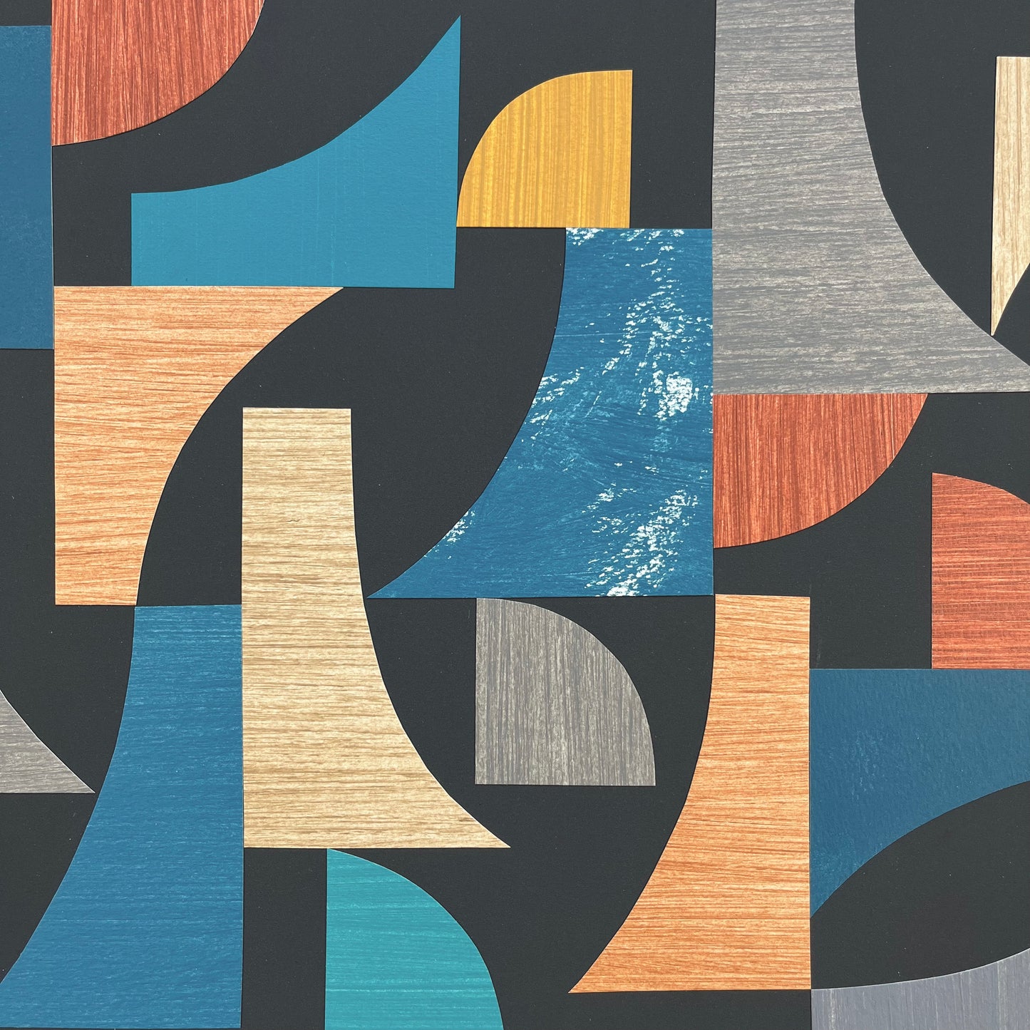 PAPER COLLAGE - PUTTING THE PIECES BACK TOGETHER