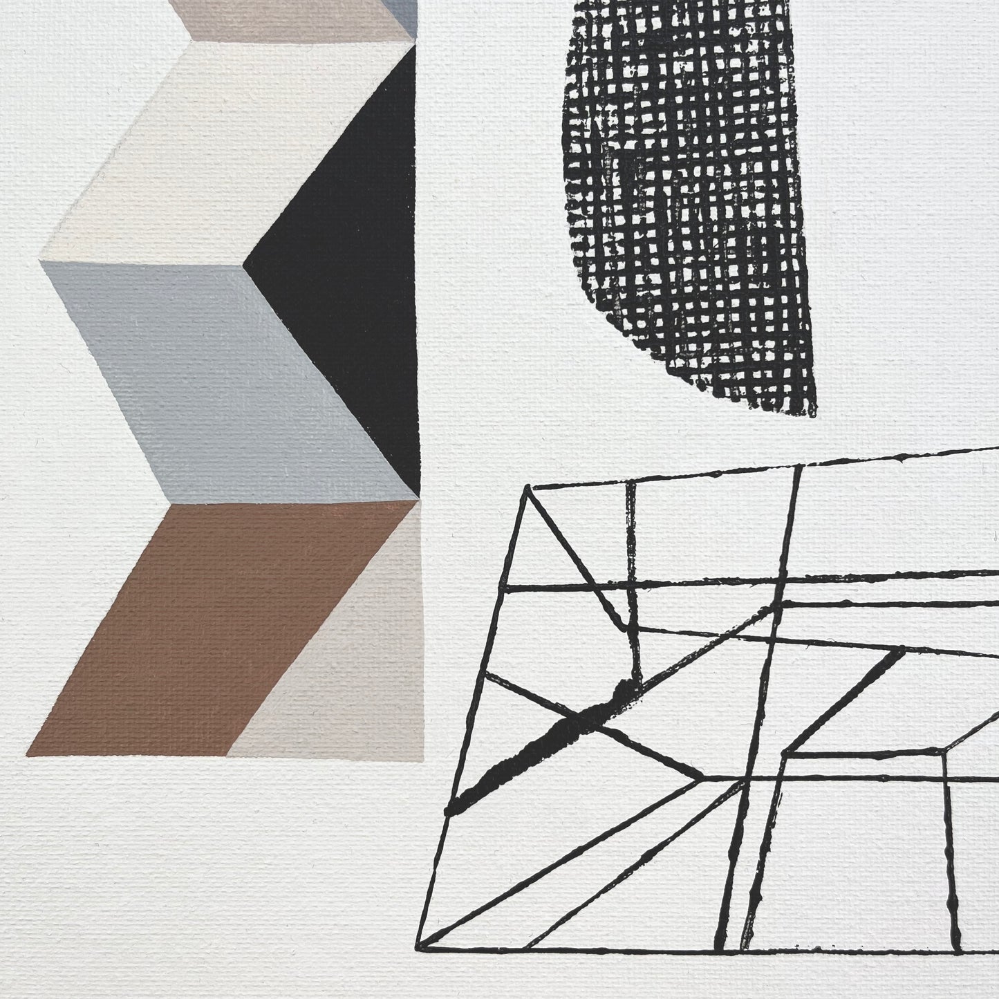 ORIGINAL PAINTING - THREE IS THE MAGIC NUMBER No3