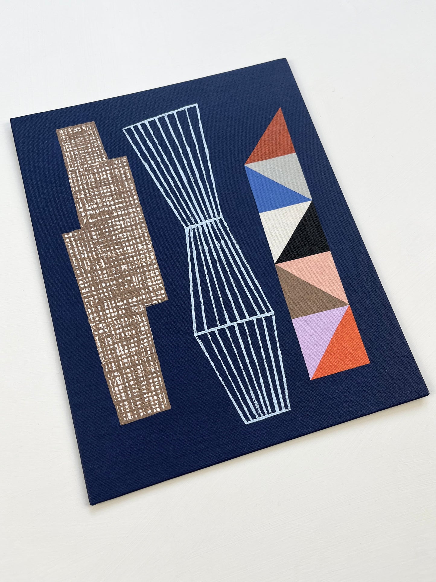 ORIGINAL PAINTING - THREE IS THE MAGIC NUMBER No9