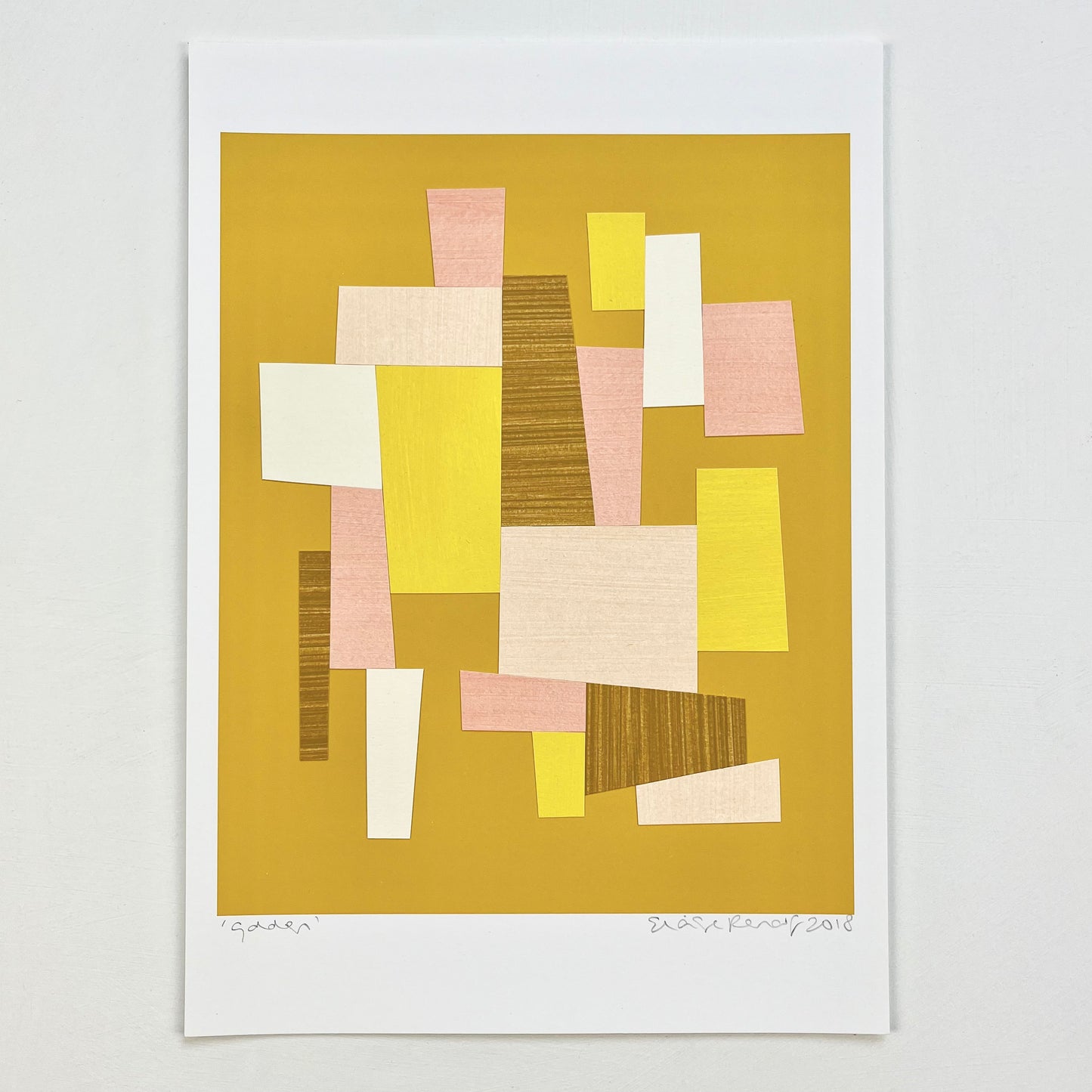 PAPER COLLAGE - GOLDEN