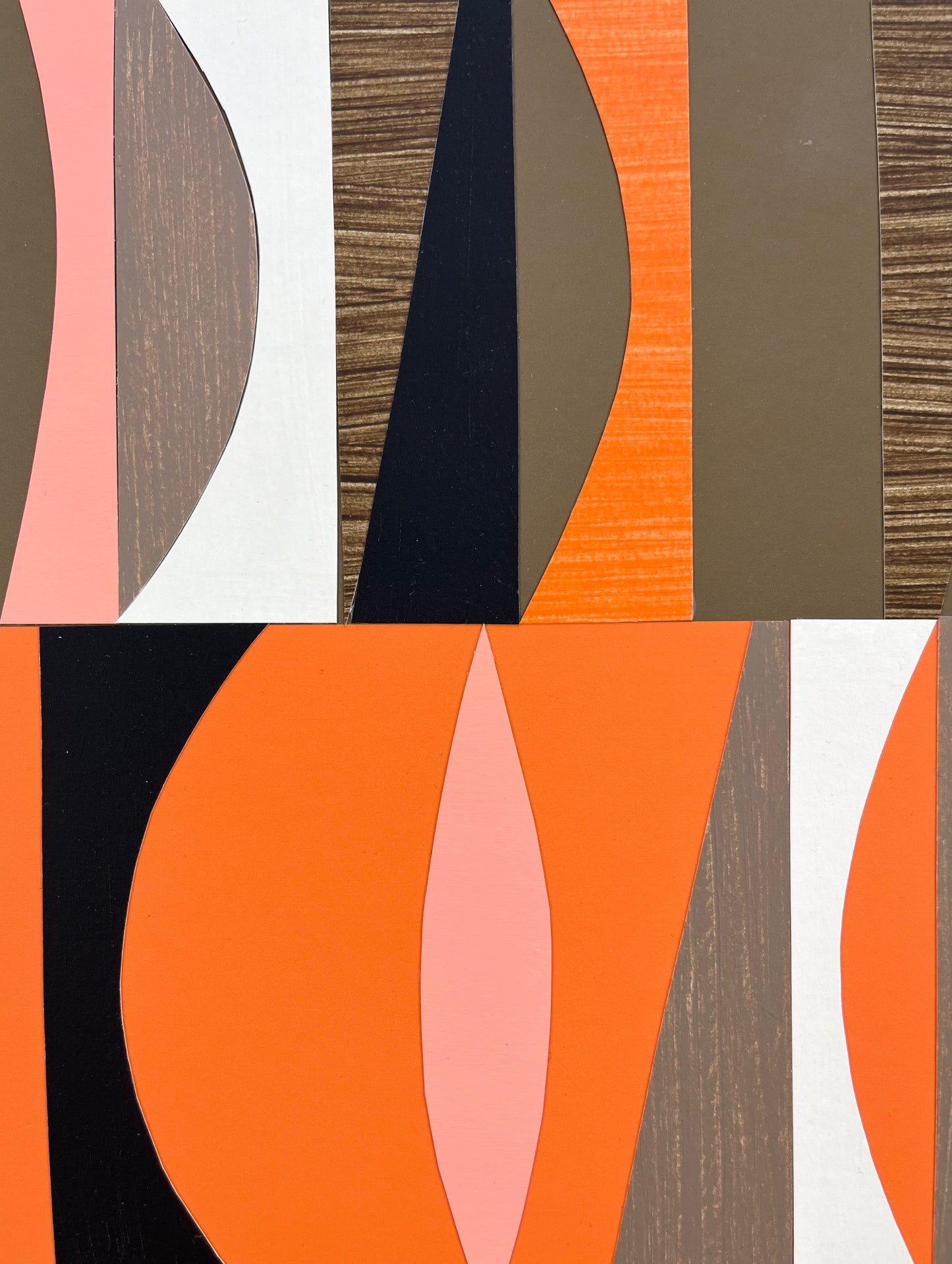 PAPER COLLAGE - FLAME No1