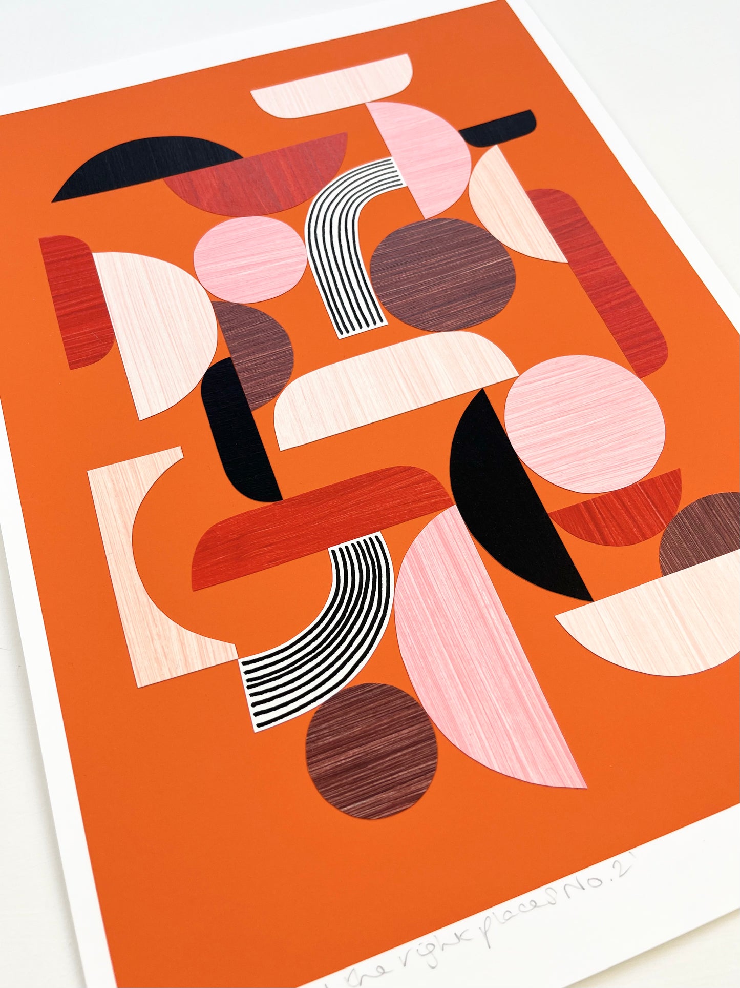 PAPER COLLAGE - CURVES IN ALL THE RIGHT PLACES No2