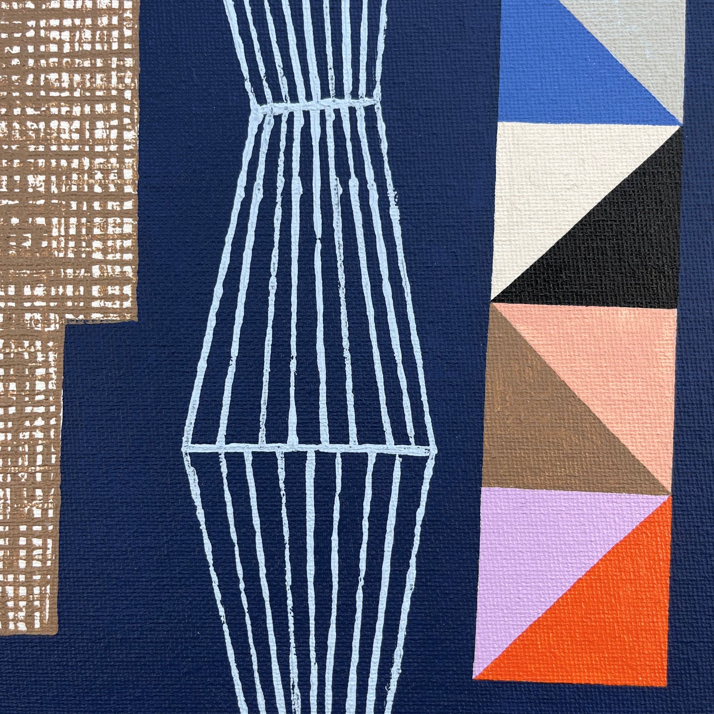 ORIGINAL PAINTING - THREE IS THE MAGIC NUMBER No9