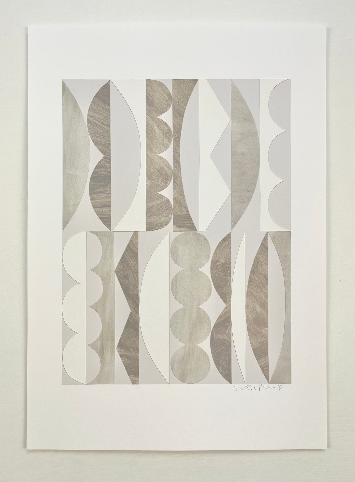 PAPER COLLAGE - GHOST SHAPES