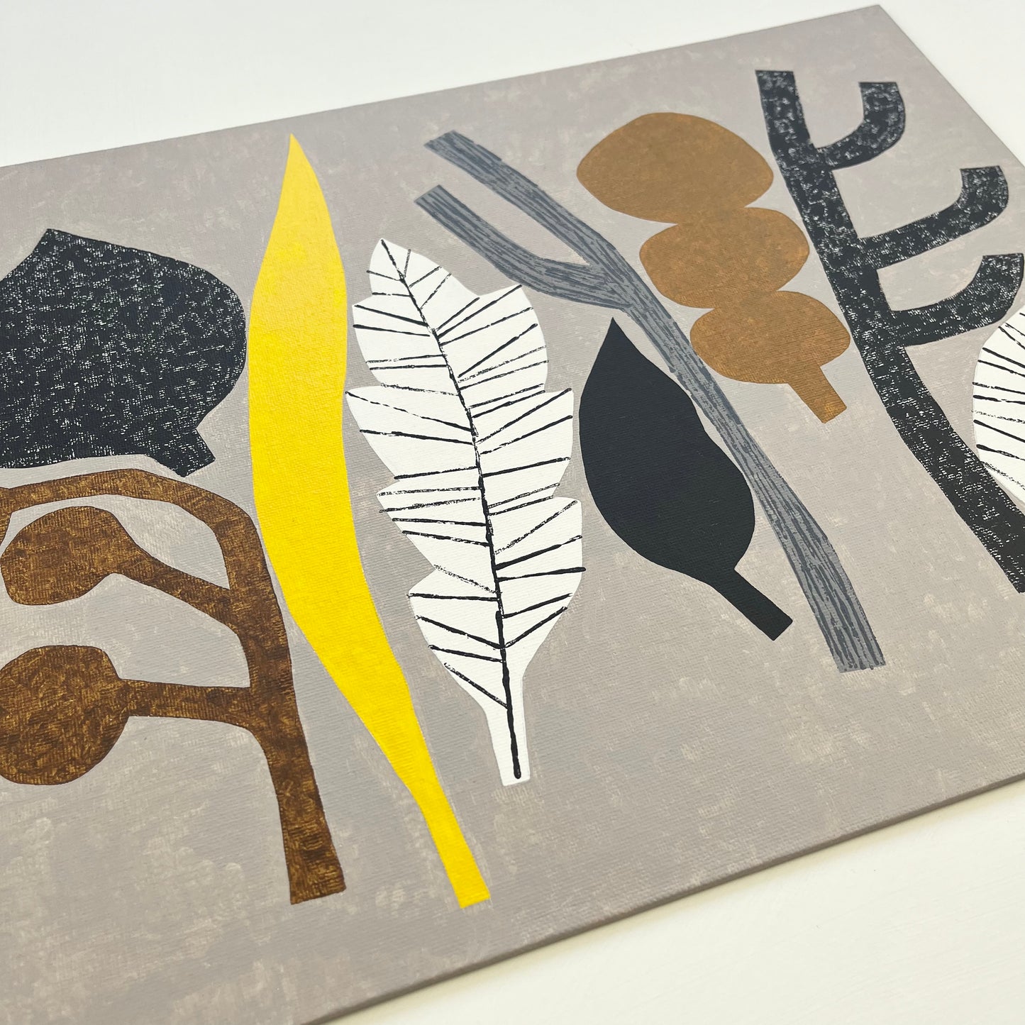 ORIGINAL PAINTING - YELLOW LEAF