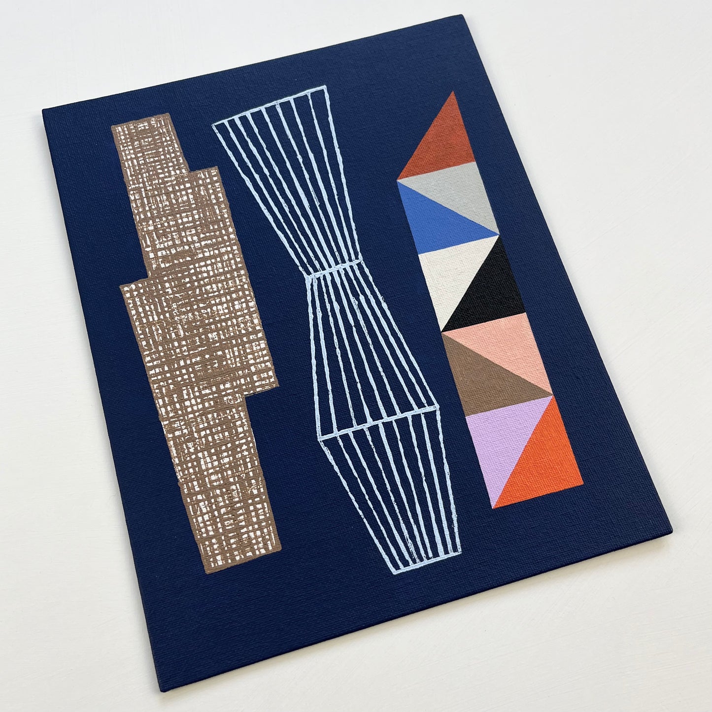 ORIGINAL PAINTING - THREE IS THE MAGIC NUMBER No9