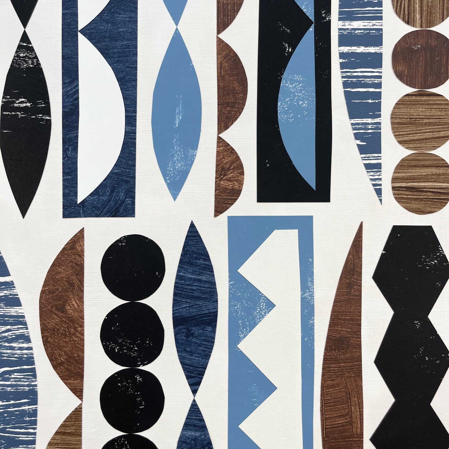 PAPER COLLAGE - MELODIE (BLUE)