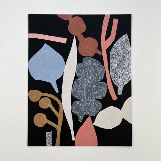 ORIGINAL PAINTING - CORAL LEAF