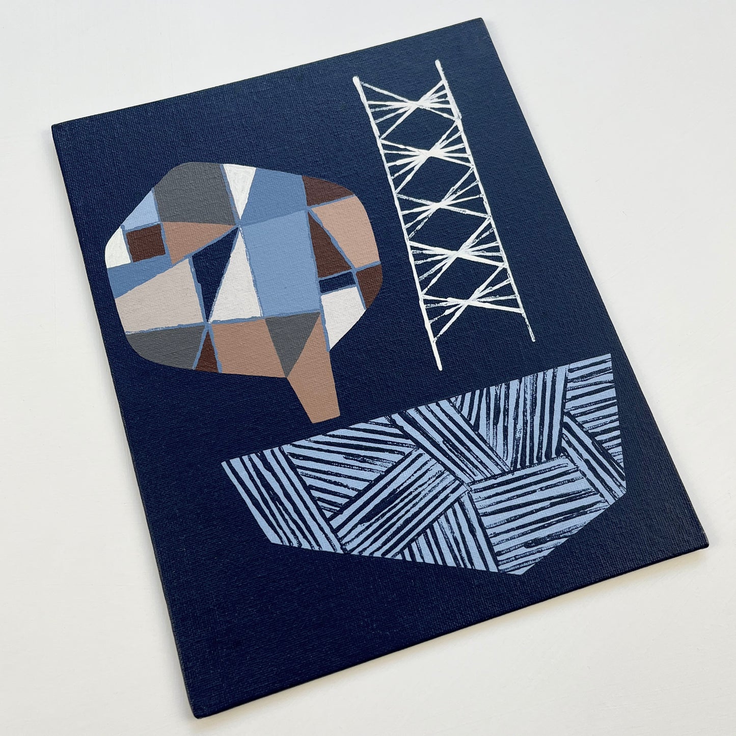 ORIGINAL PAINTING - THREE IS THE MAGIC NUMBER No4