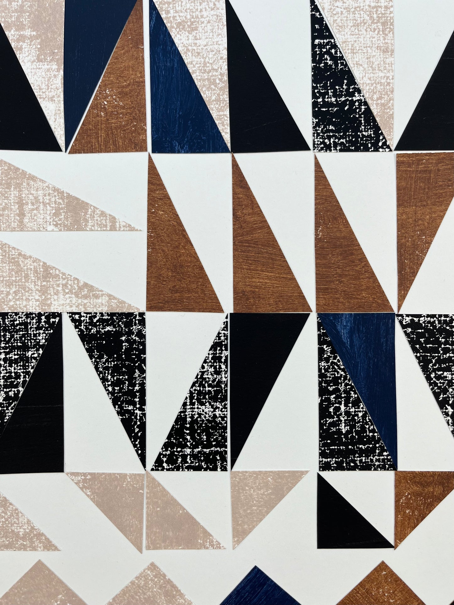 PAPER COLLAGE - TURNED TRIANGLES