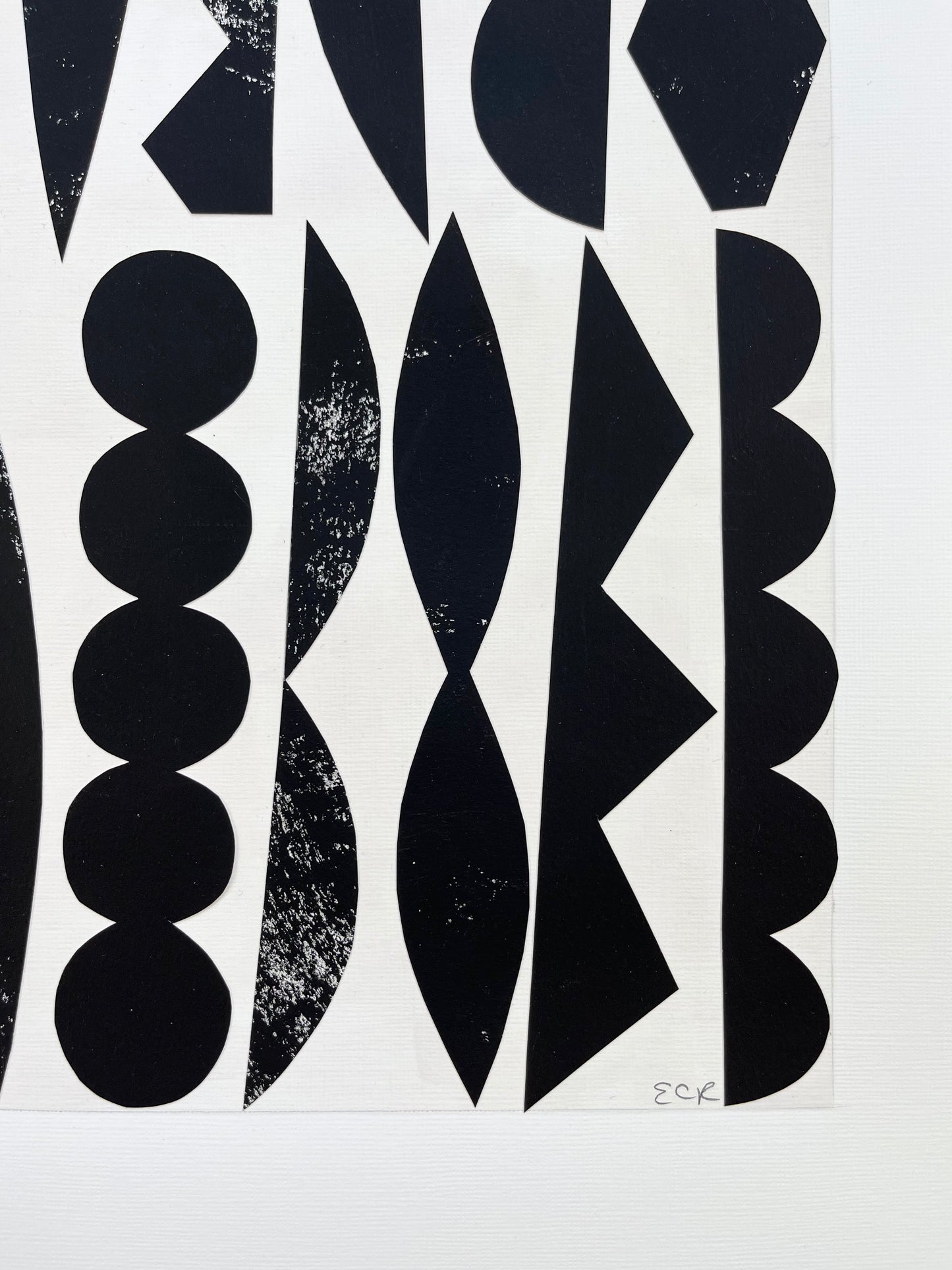 PAPER COLLAGE - MELODIE (BLACK)