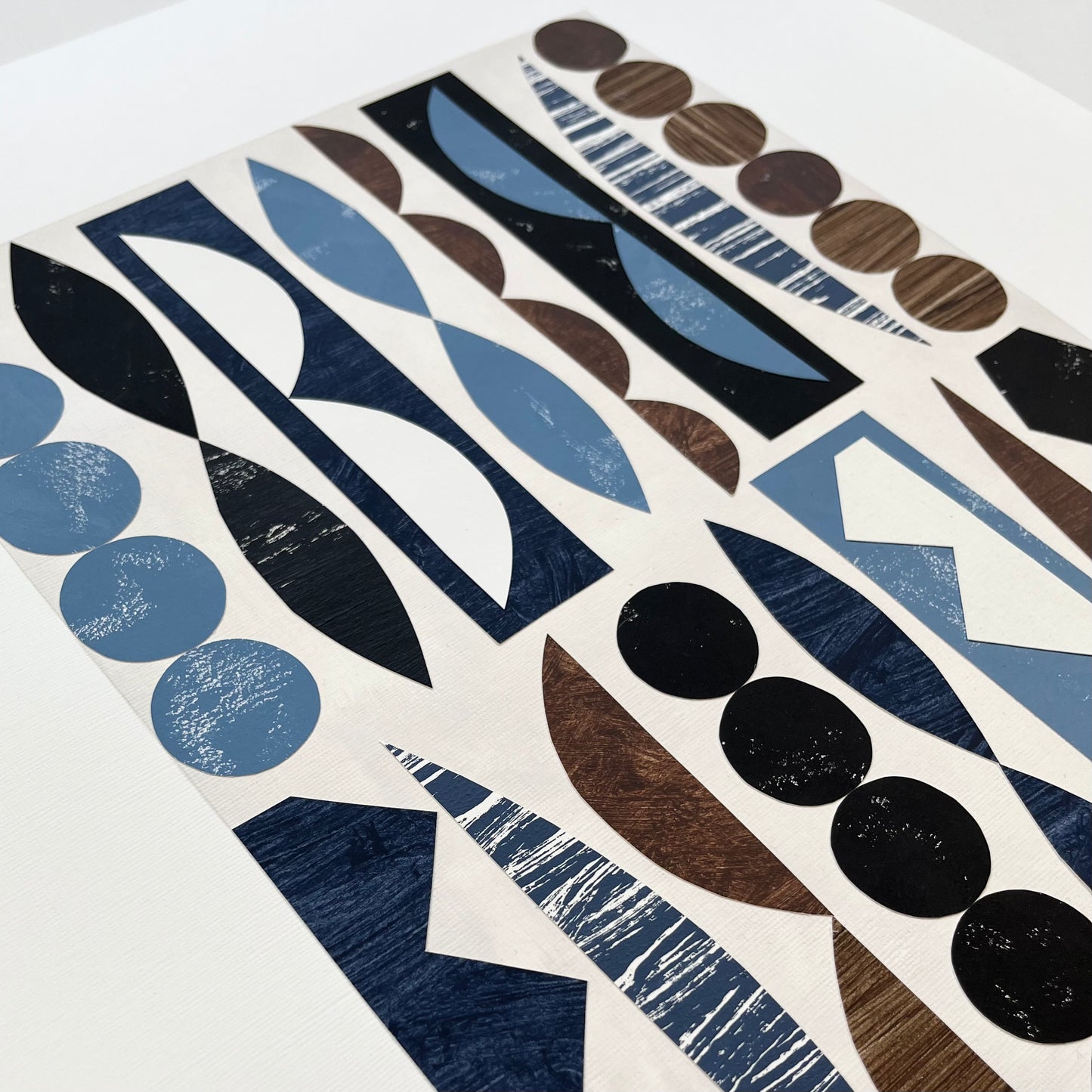 PAPER COLLAGE - MELODIE (BLUE)