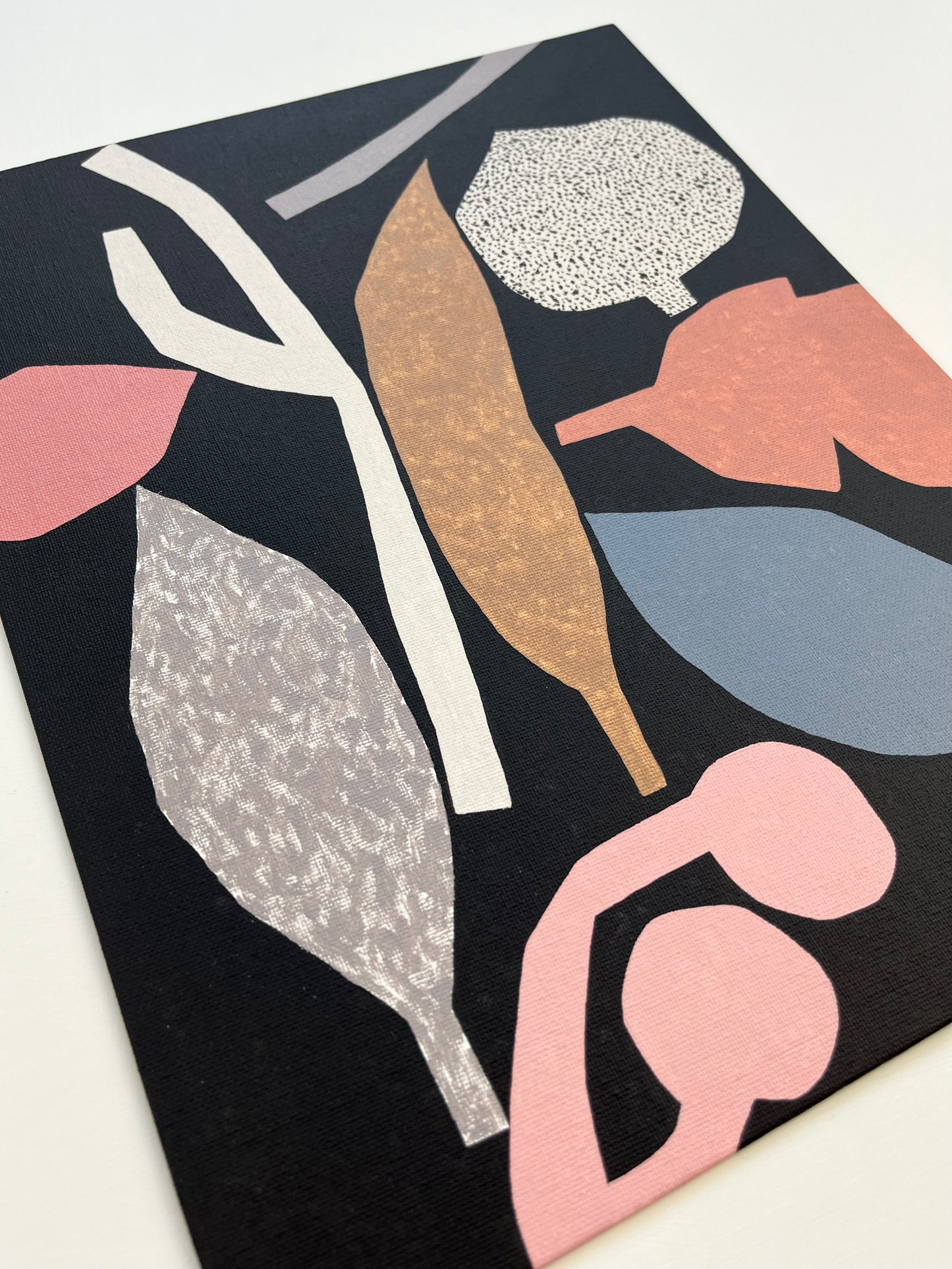 ORIGINAL PAINTING - BLUE LEAF