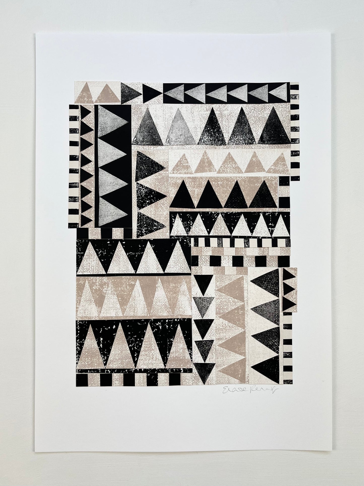 PAPER COLLAGE - THIS WAY AND THAT