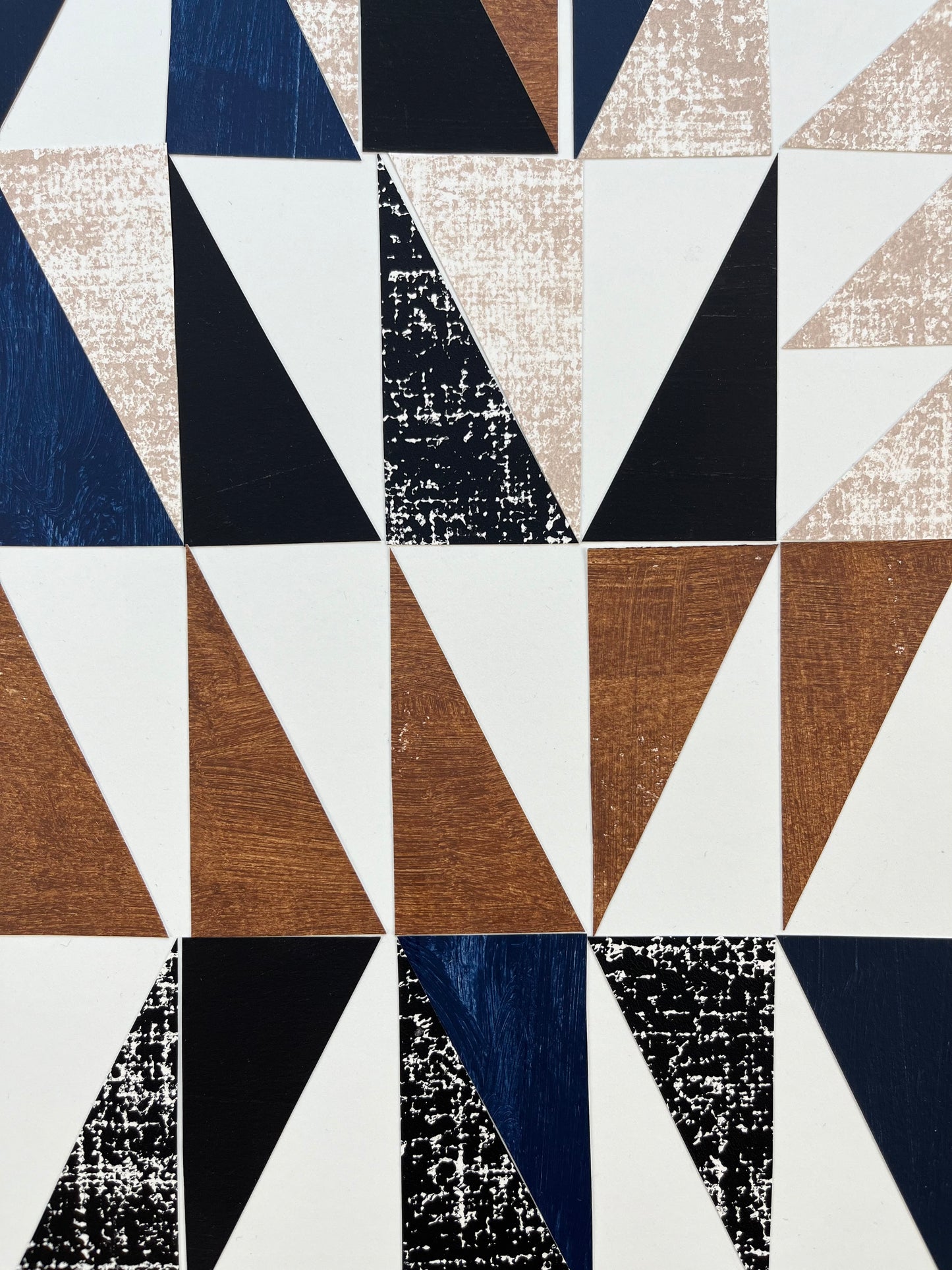 PAPER COLLAGE - TURNED TRIANGLES