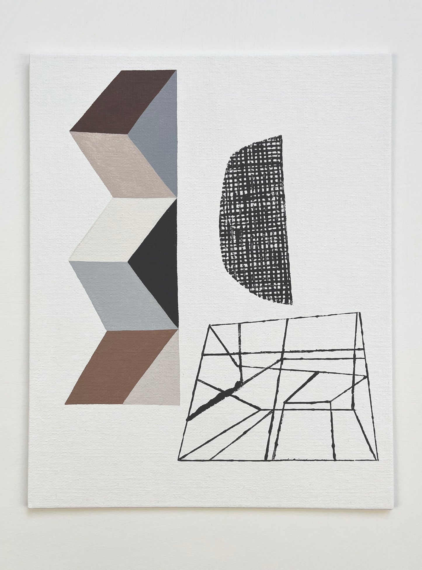 ORIGINAL PAINTING - THREE IS THE MAGIC NUMBER No3