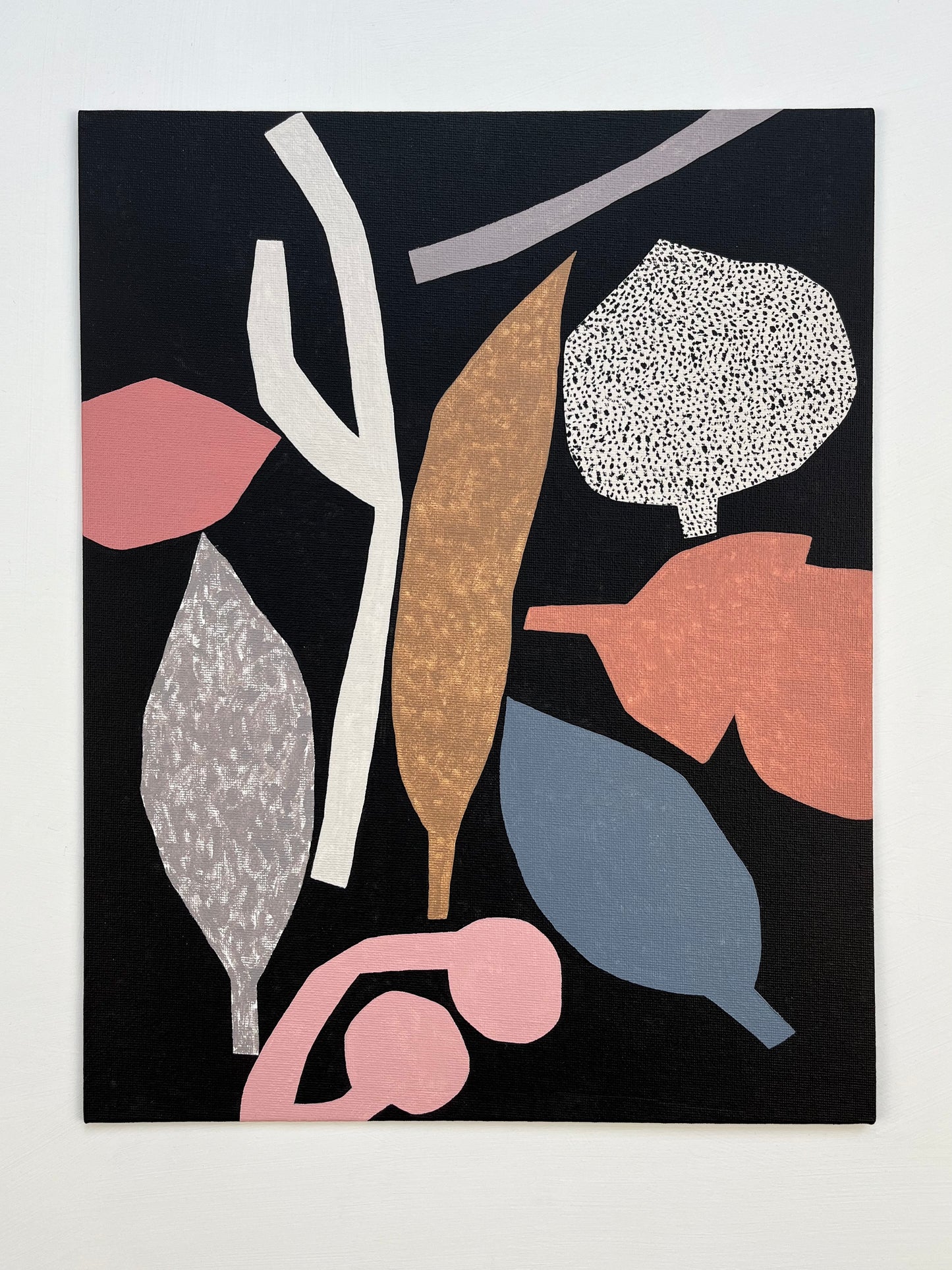 ORIGINAL PAINTING - BLUE LEAF