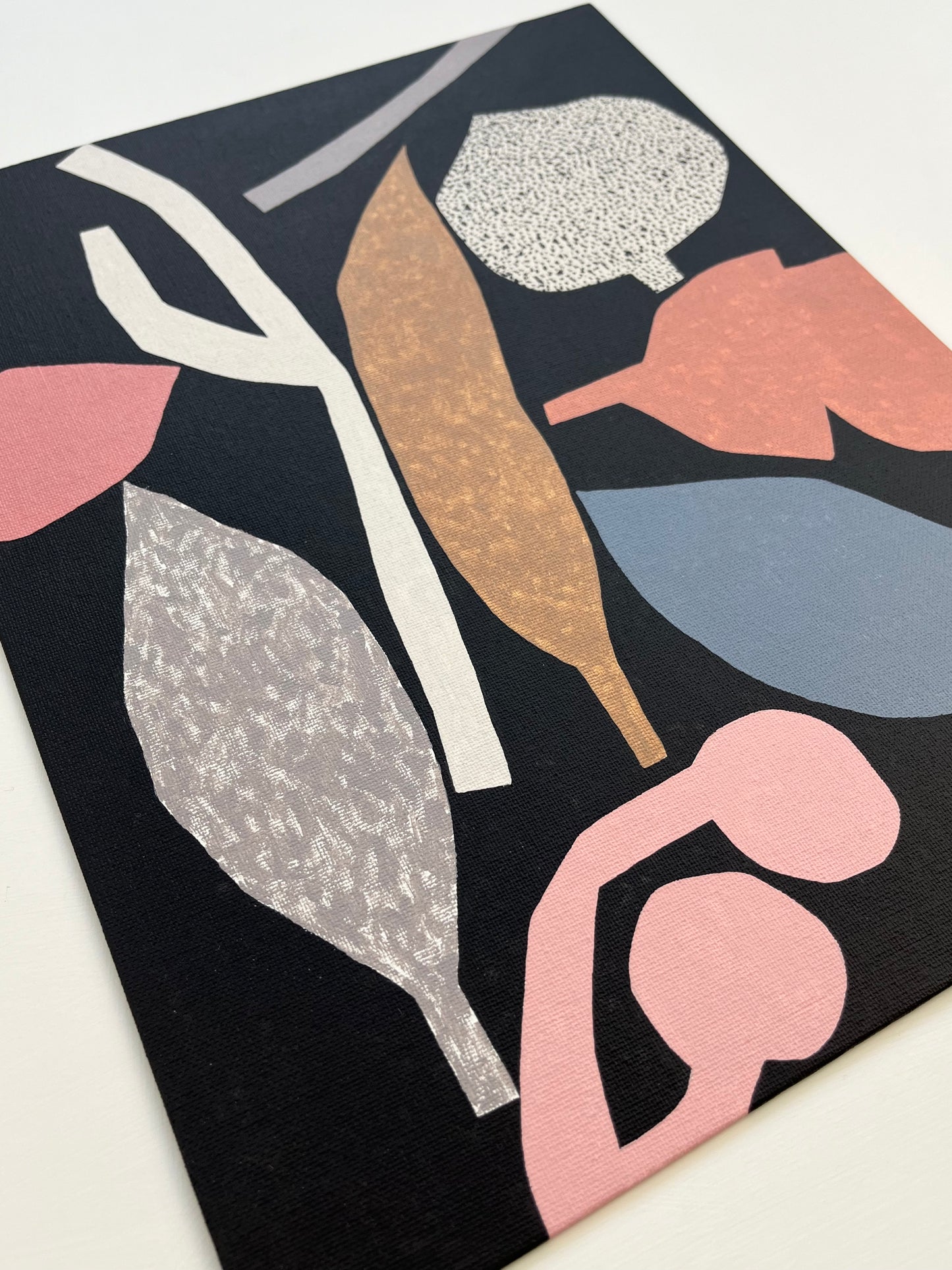 ORIGINAL PAINTING - BLUE LEAF