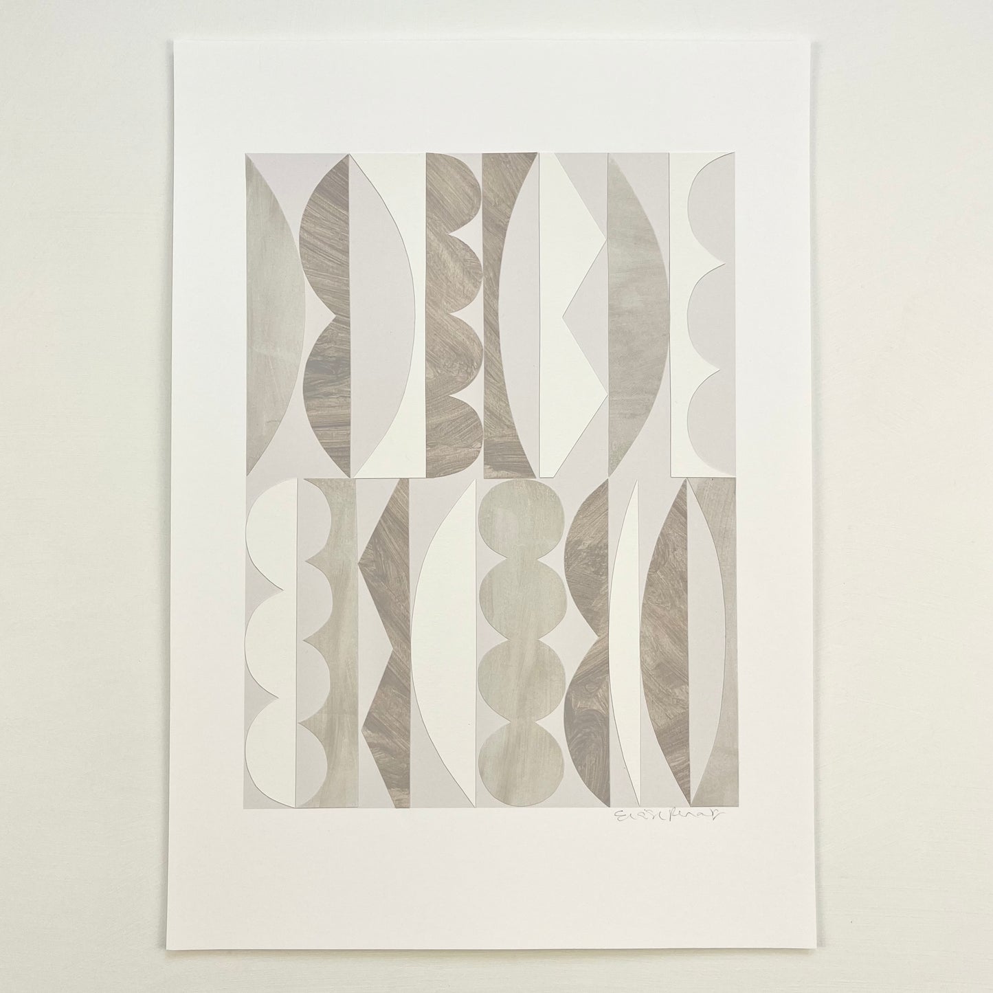 PAPER COLLAGE - GHOST SHAPES