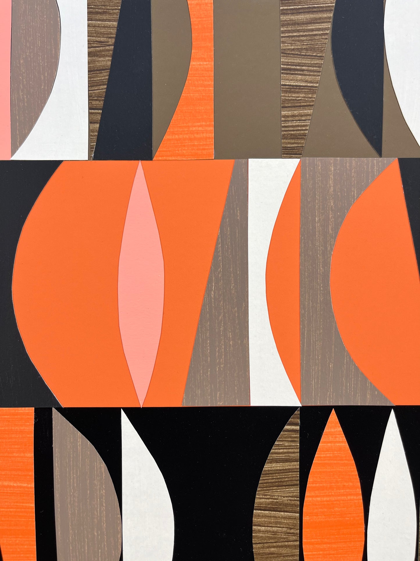 PAPER COLLAGE - FLAME No1