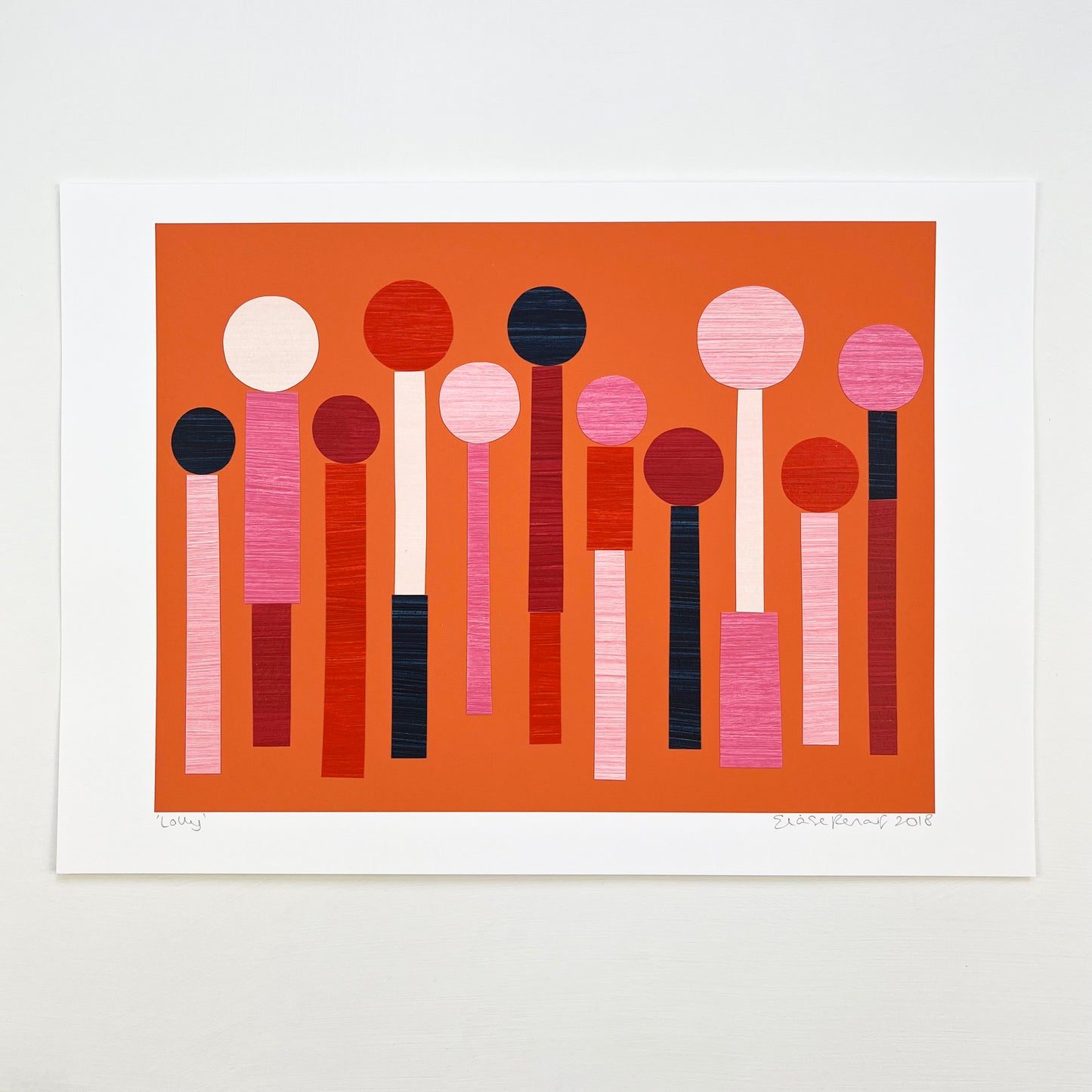 PAPER COLLAGE - LOLLY