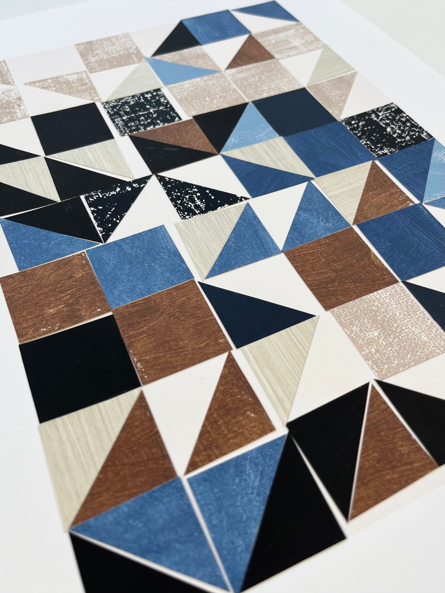 PAPER COLLAGE - HALF SQUARES