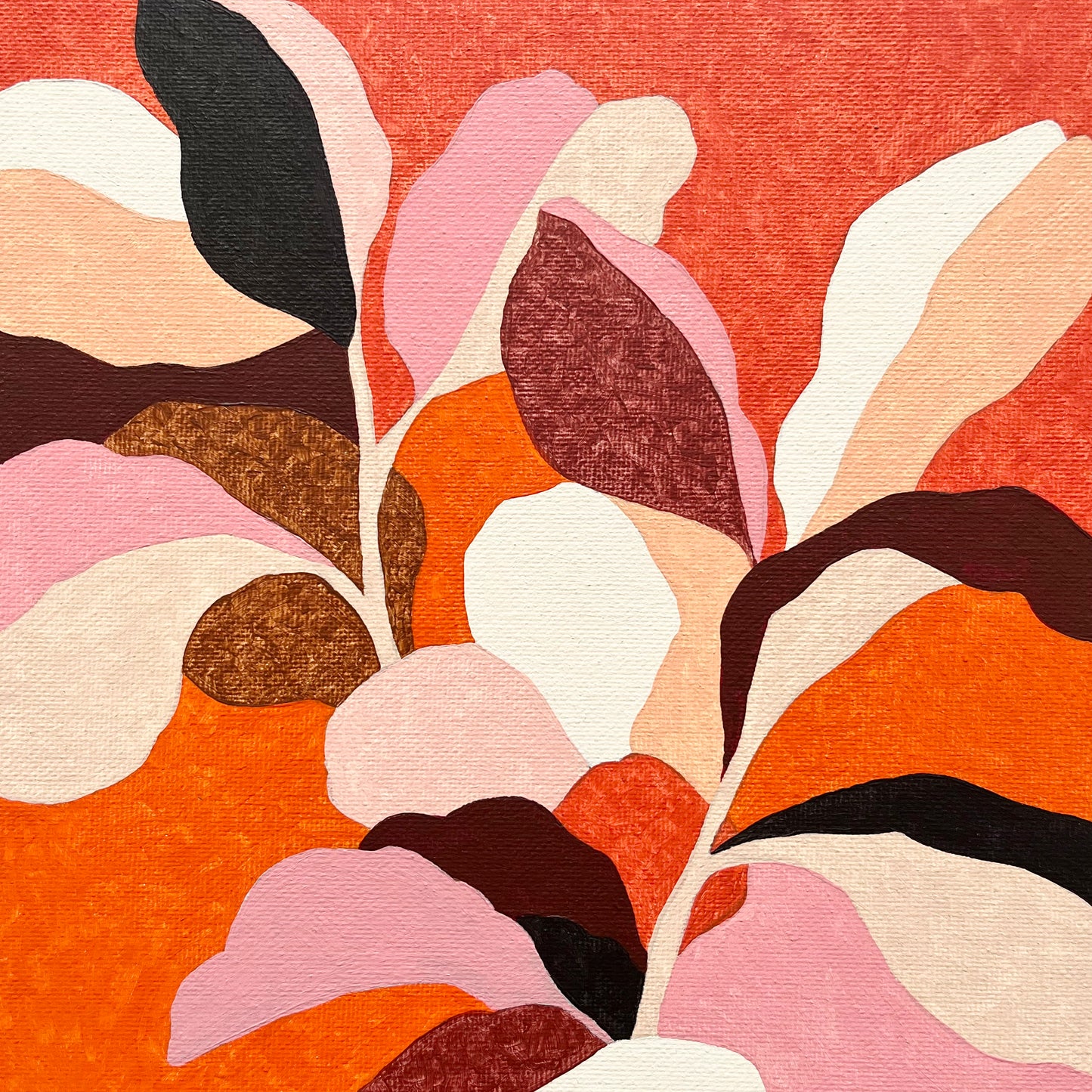 ORIGINAL PAINTING - COLOUR GARDEN (FLAME)