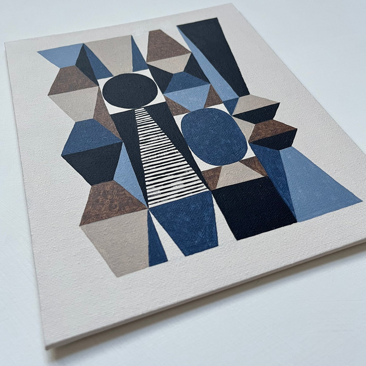 ORIGINAL PAINTING - STACKED SHAPES