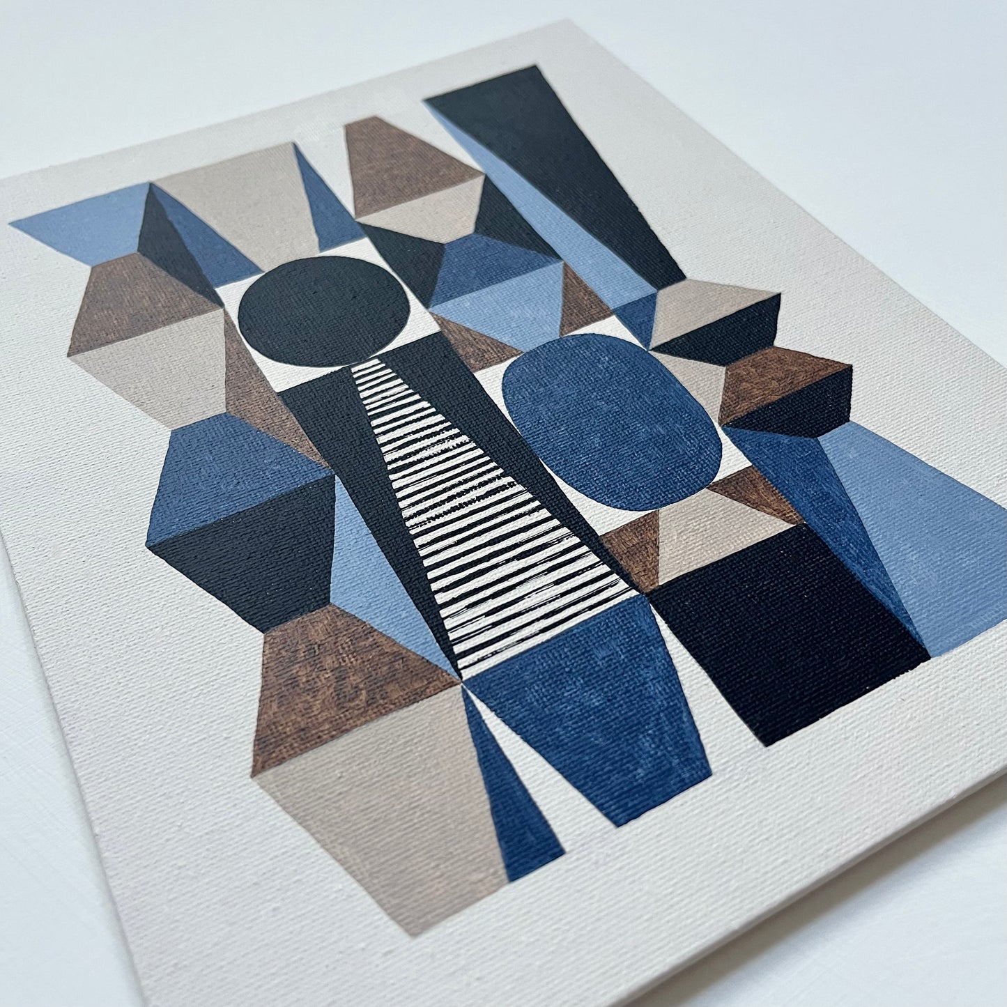 ORIGINAL PAINTING - STACKED SHAPES