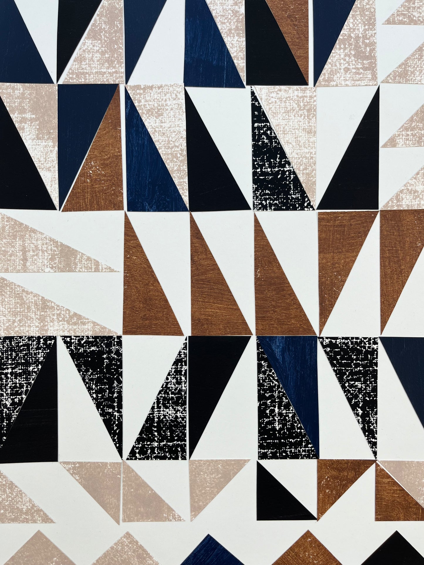 PAPER COLLAGE - TURNED TRIANGLES