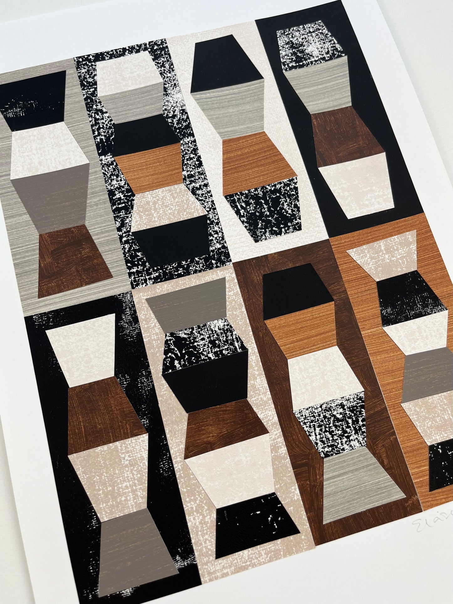 PAPER COLLAGE - STACKED