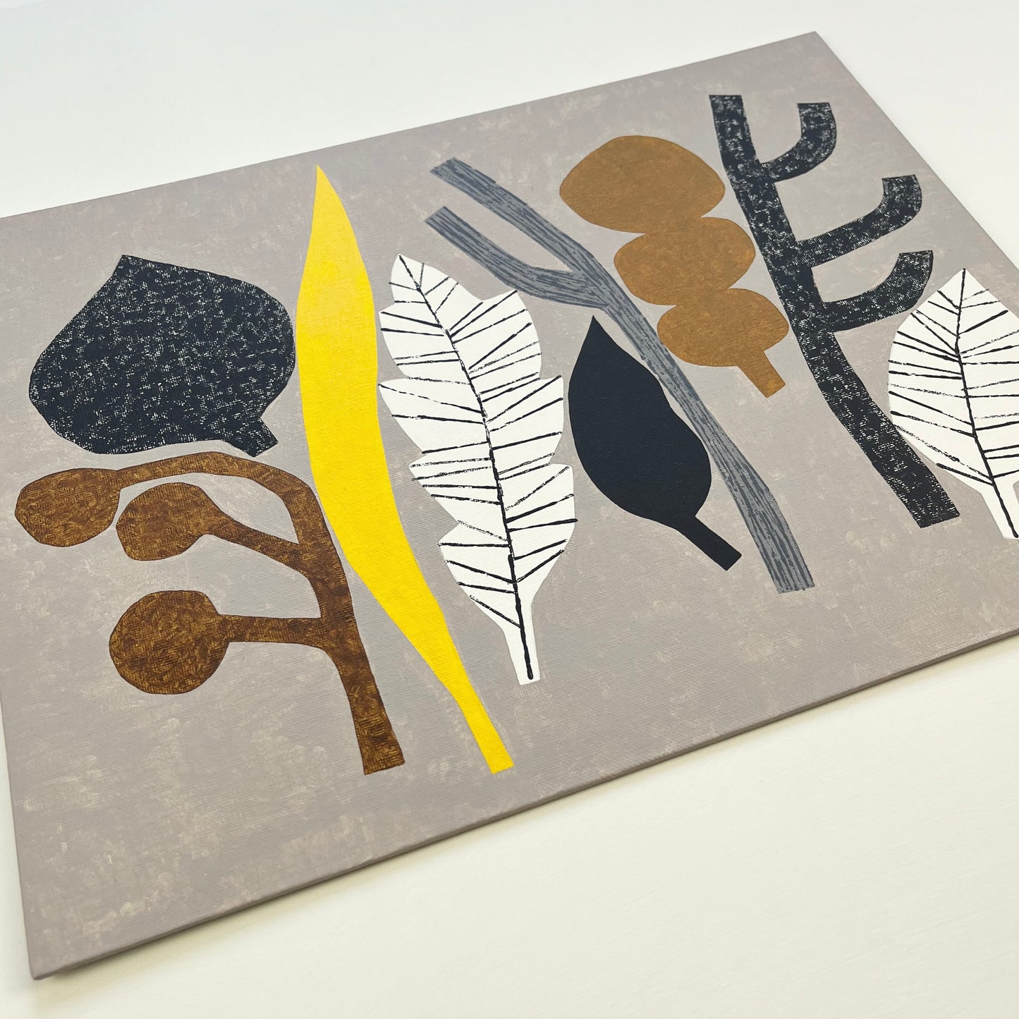 ORIGINAL PAINTING - YELLOW LEAF