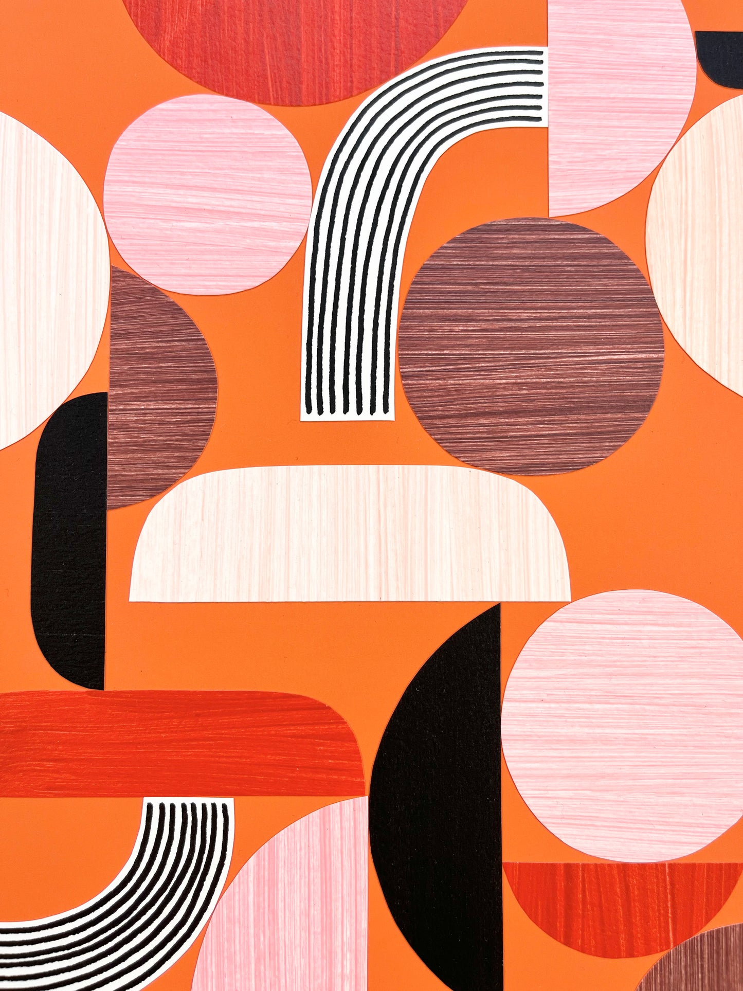 PAPER COLLAGE - CURVES IN ALL THE RIGHT PLACES No2