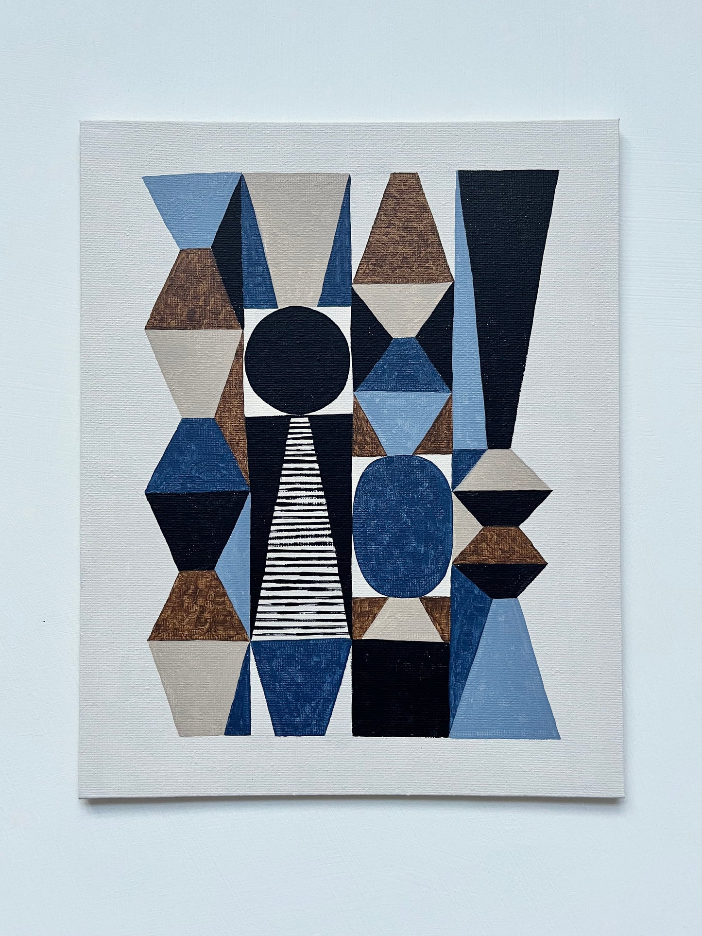 ORIGINAL PAINTING - STACKED SHAPES