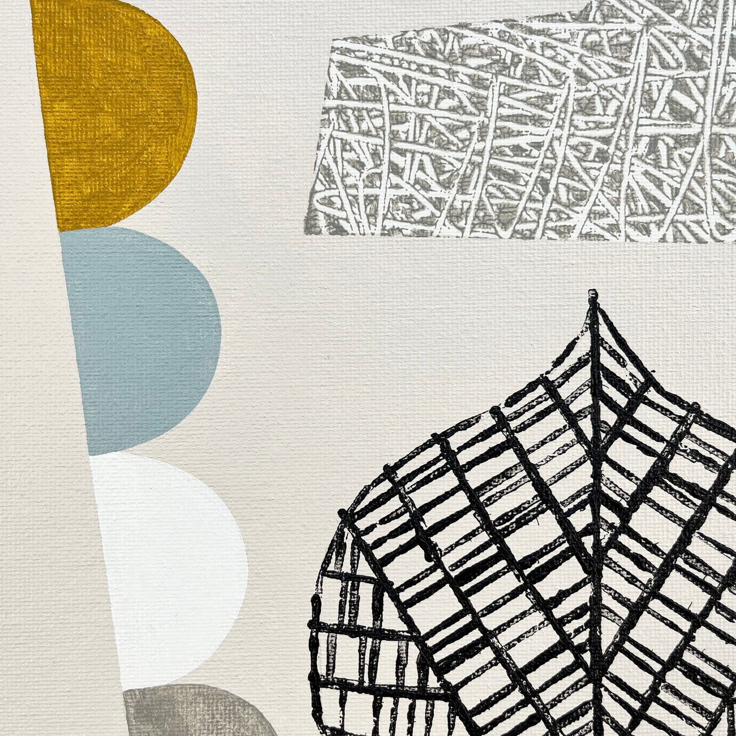 ORIGINAL PAINTING - THREE IS THE MAGIC NUMBER No7