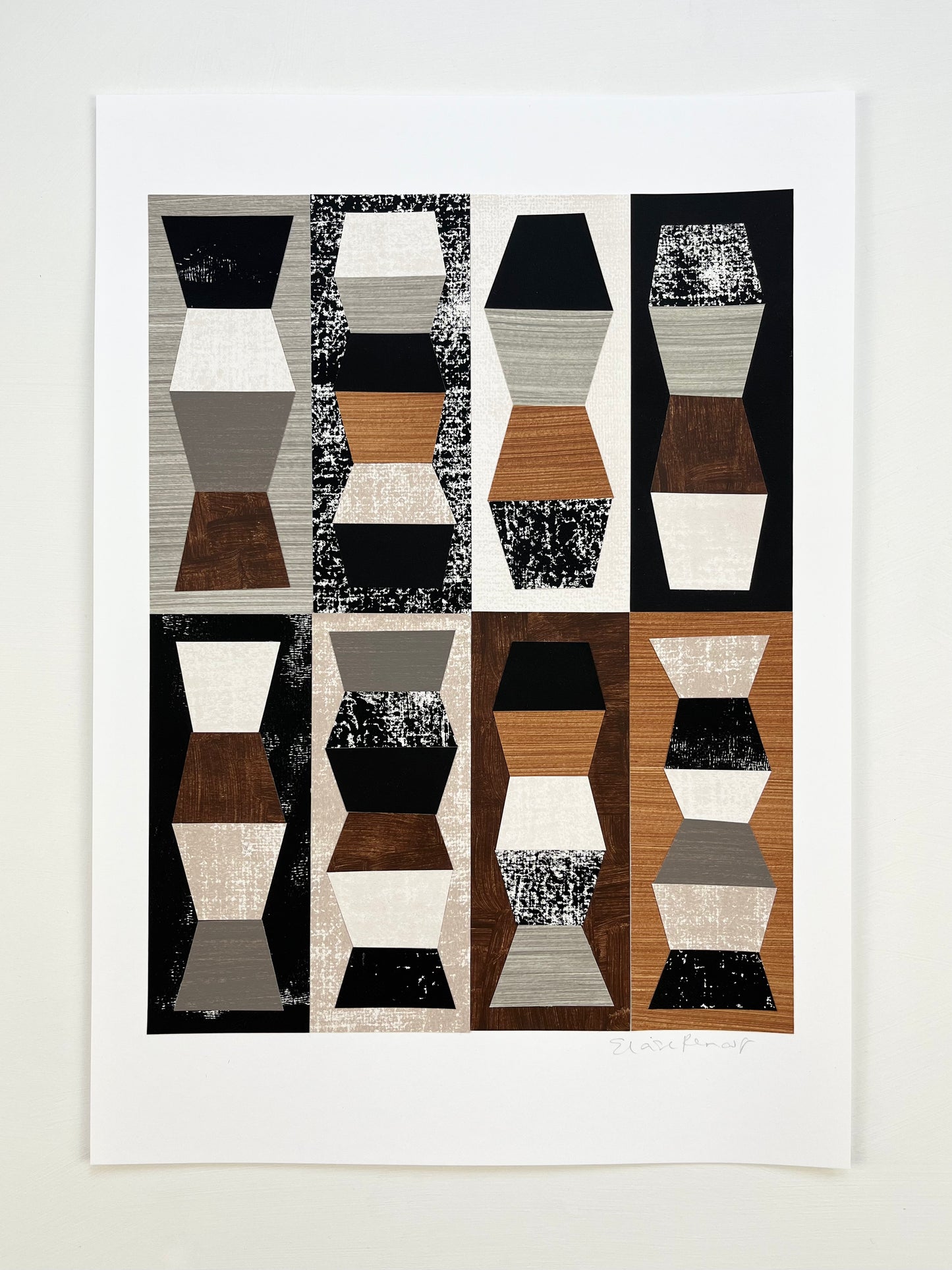 PAPER COLLAGE - STACKED