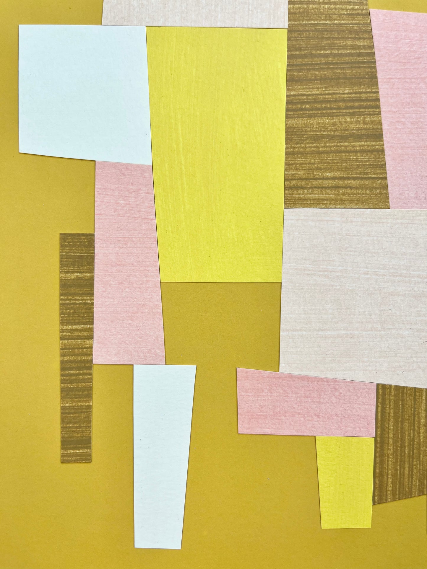 PAPER COLLAGE - GOLDEN