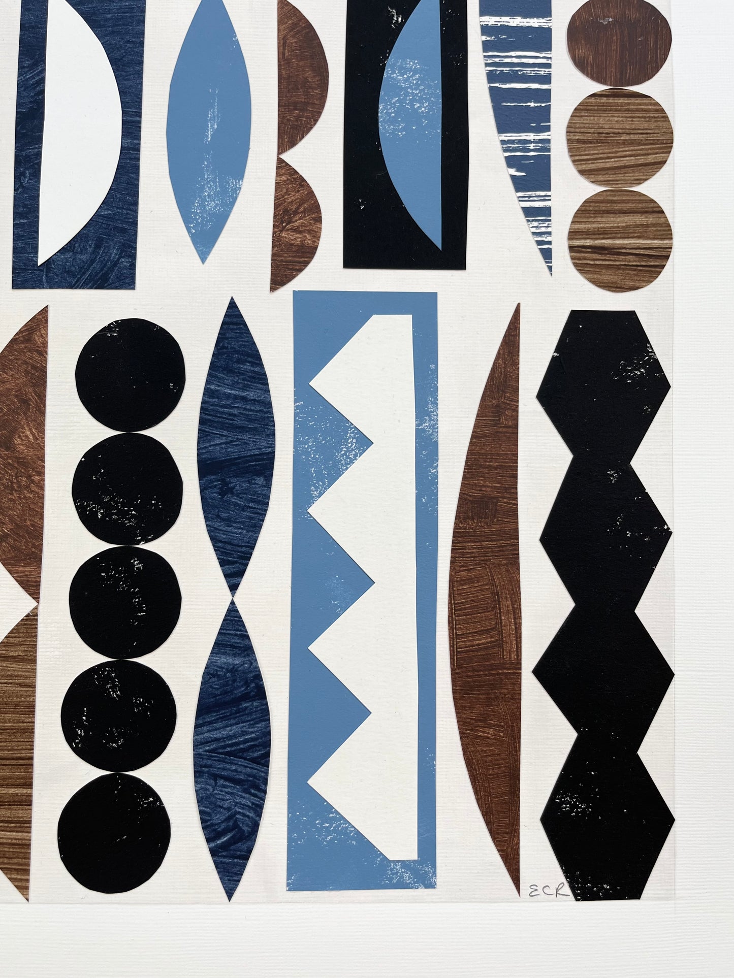 PAPER COLLAGE - MELODIE (BLUE)