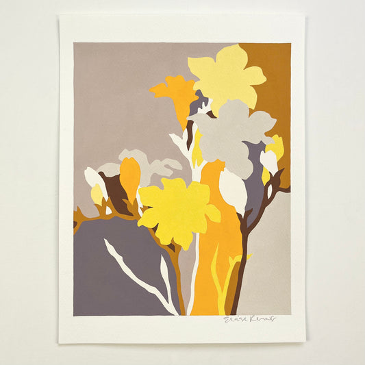 ORIGINAL PAINTING - FREESIAS (GOLDEN)