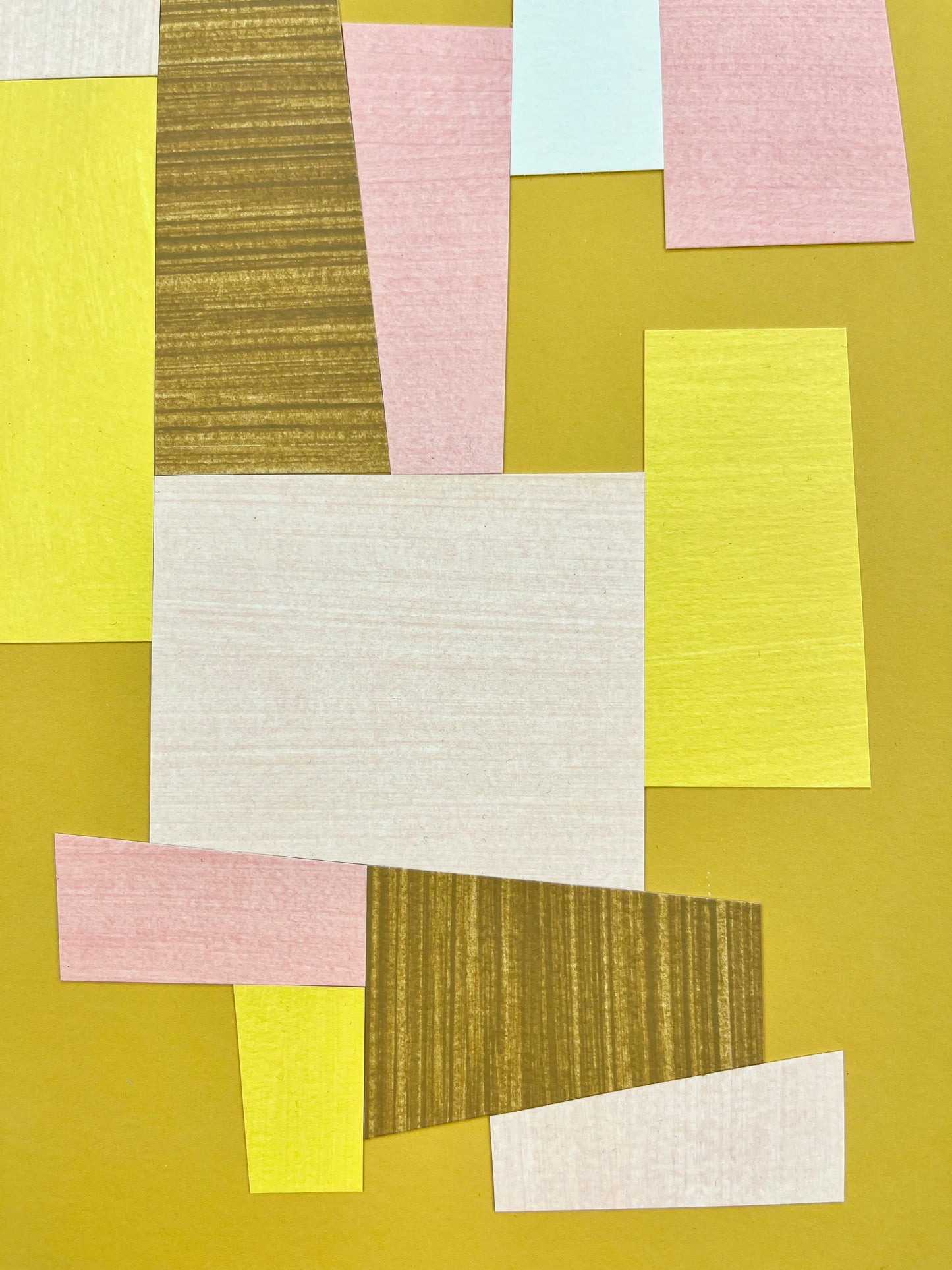 PAPER COLLAGE - GOLDEN