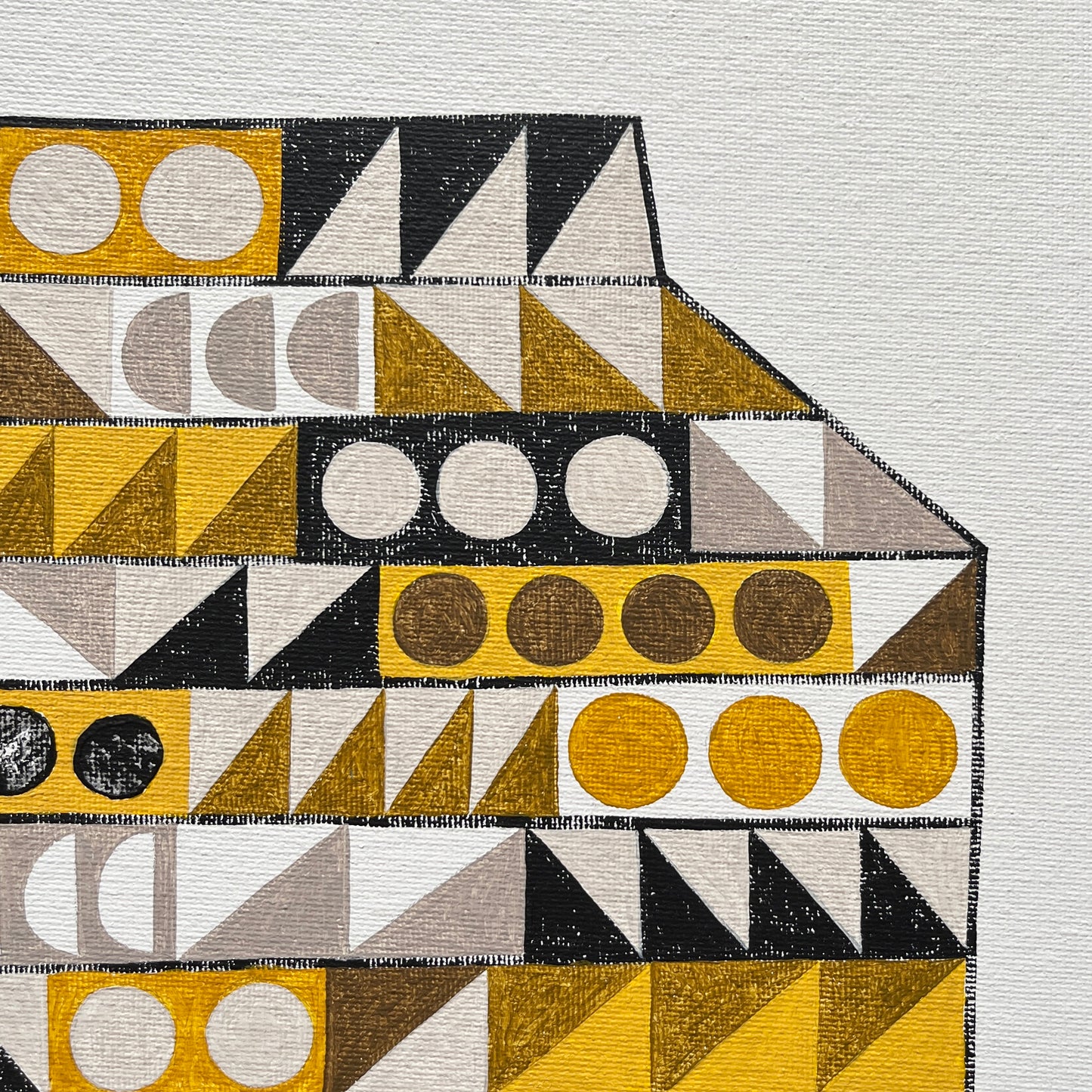 ORIGINAL PAINTING - BUILT FORM No8