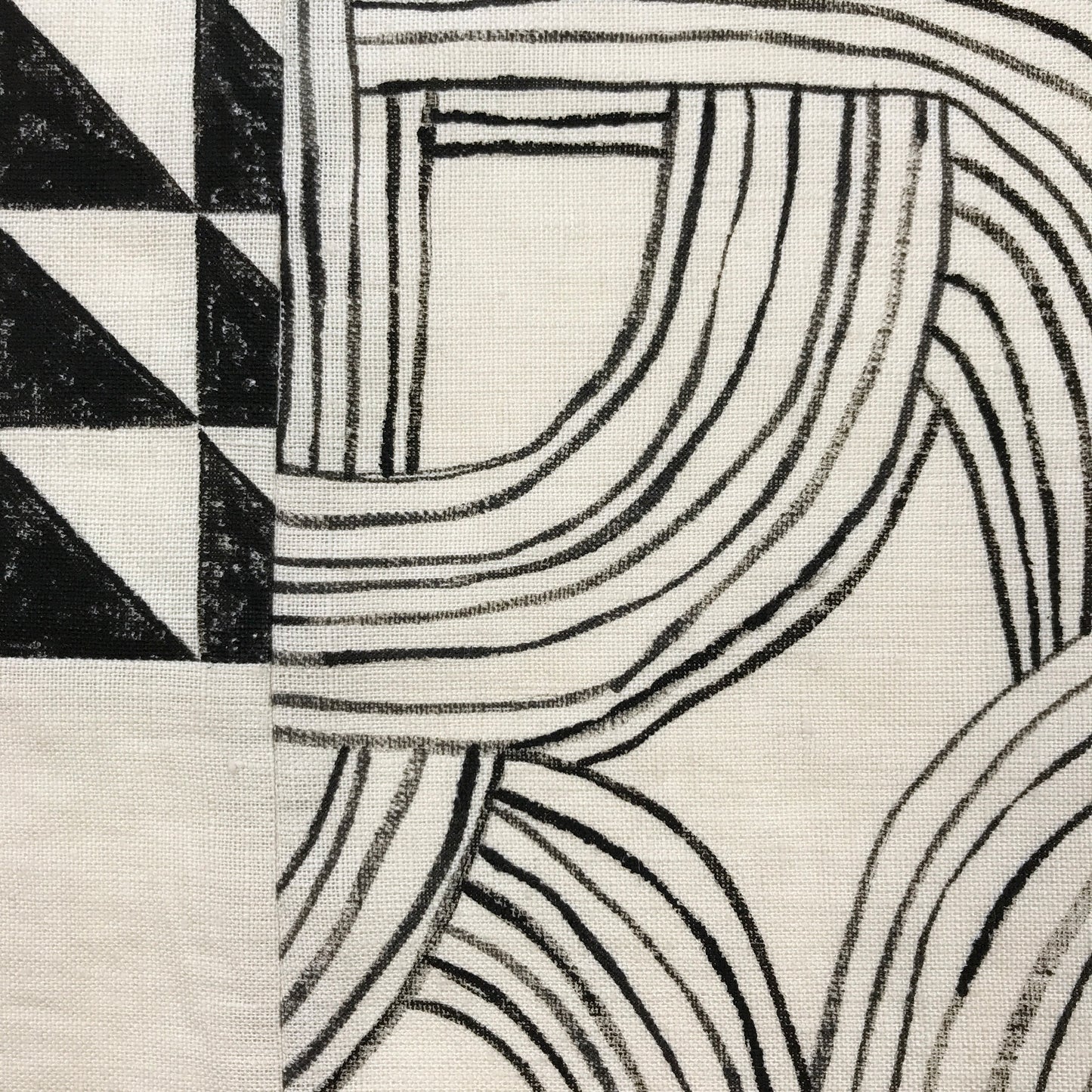 STITCHED TEXTILE - CURVES