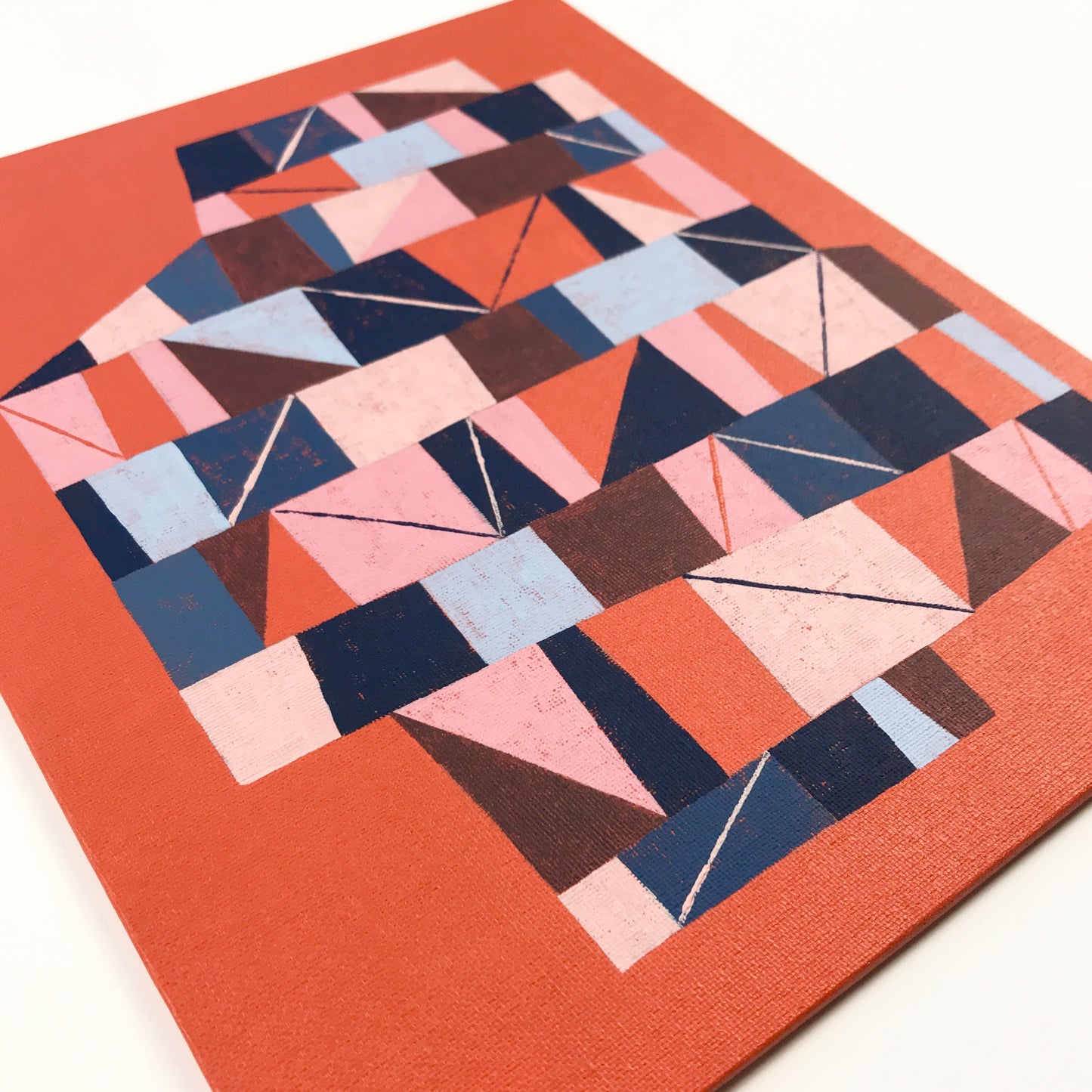 ORIGINAL PAINTING - SUM OF PARTS (RED)