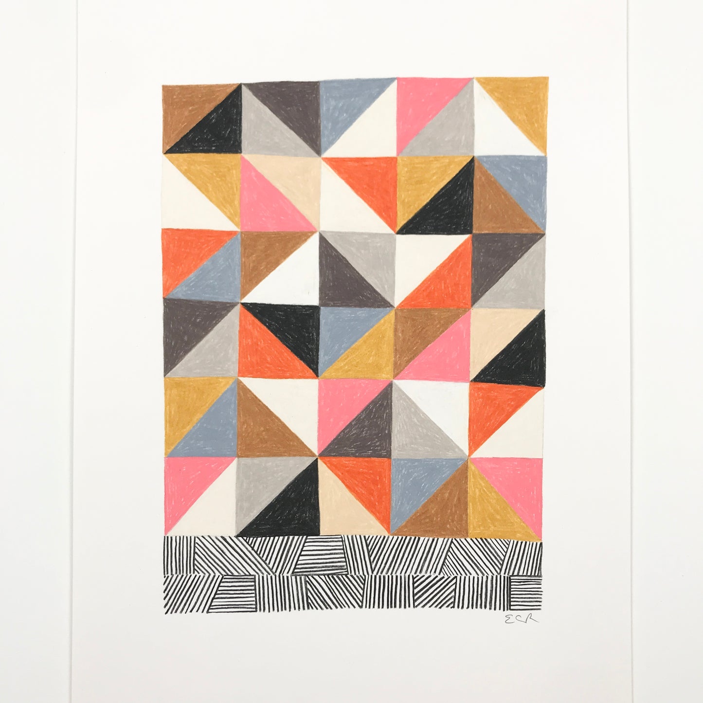 ORIGINAL DRAWING - QUILT No7
