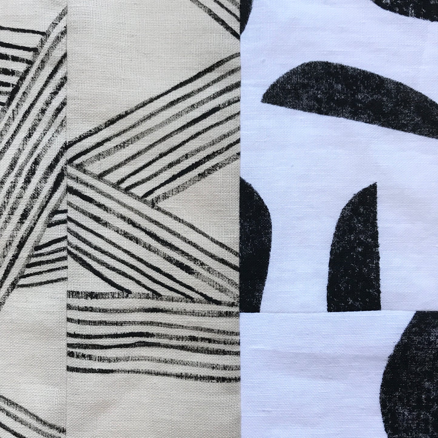 STITCHED TEXTILE - LANDSCAPE LINES