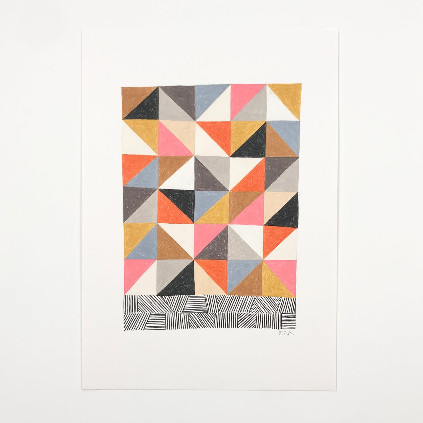 ORIGINAL DRAWING - QUILT No7