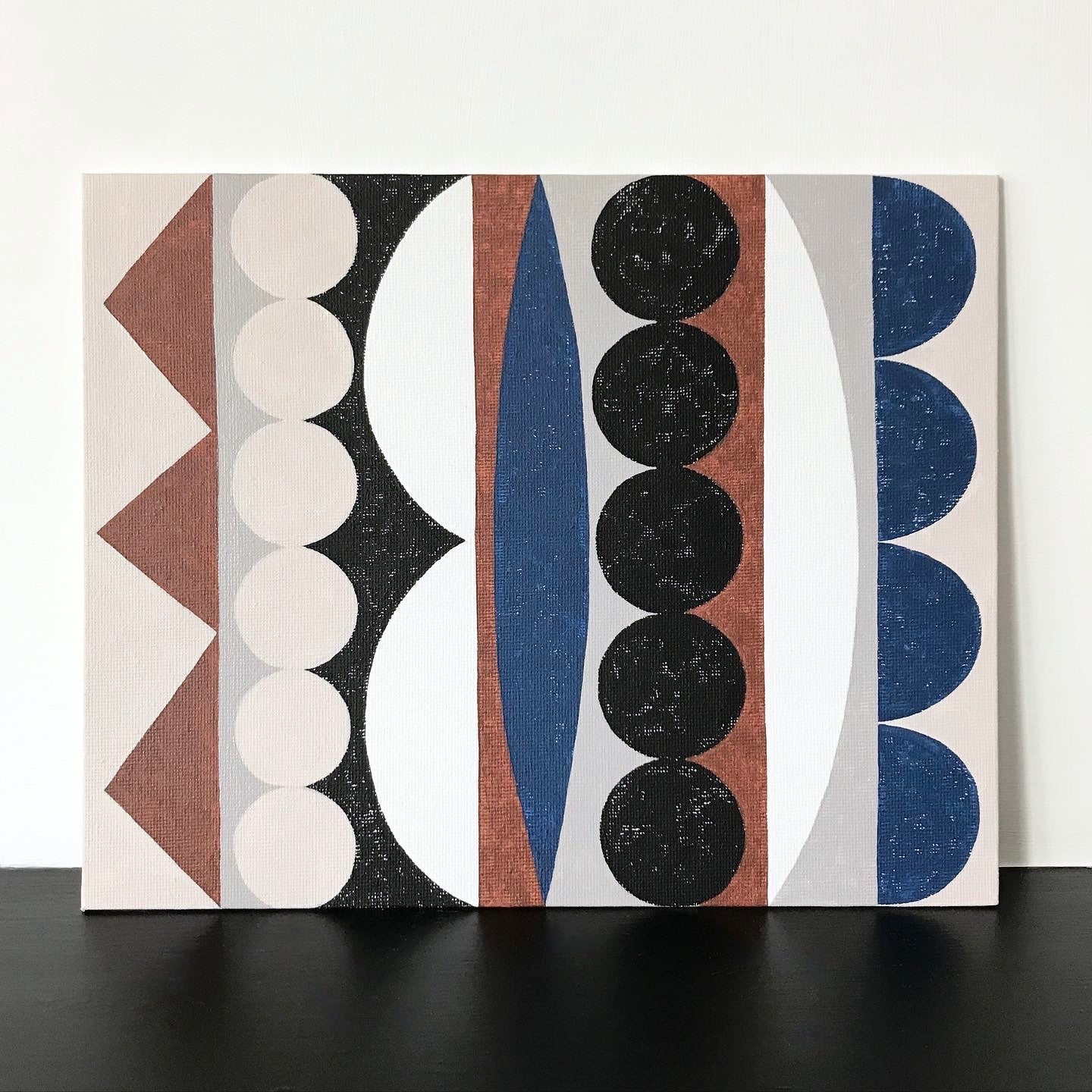 ORIGINAL PAINTING - ASSEMBLED SHAPES No1